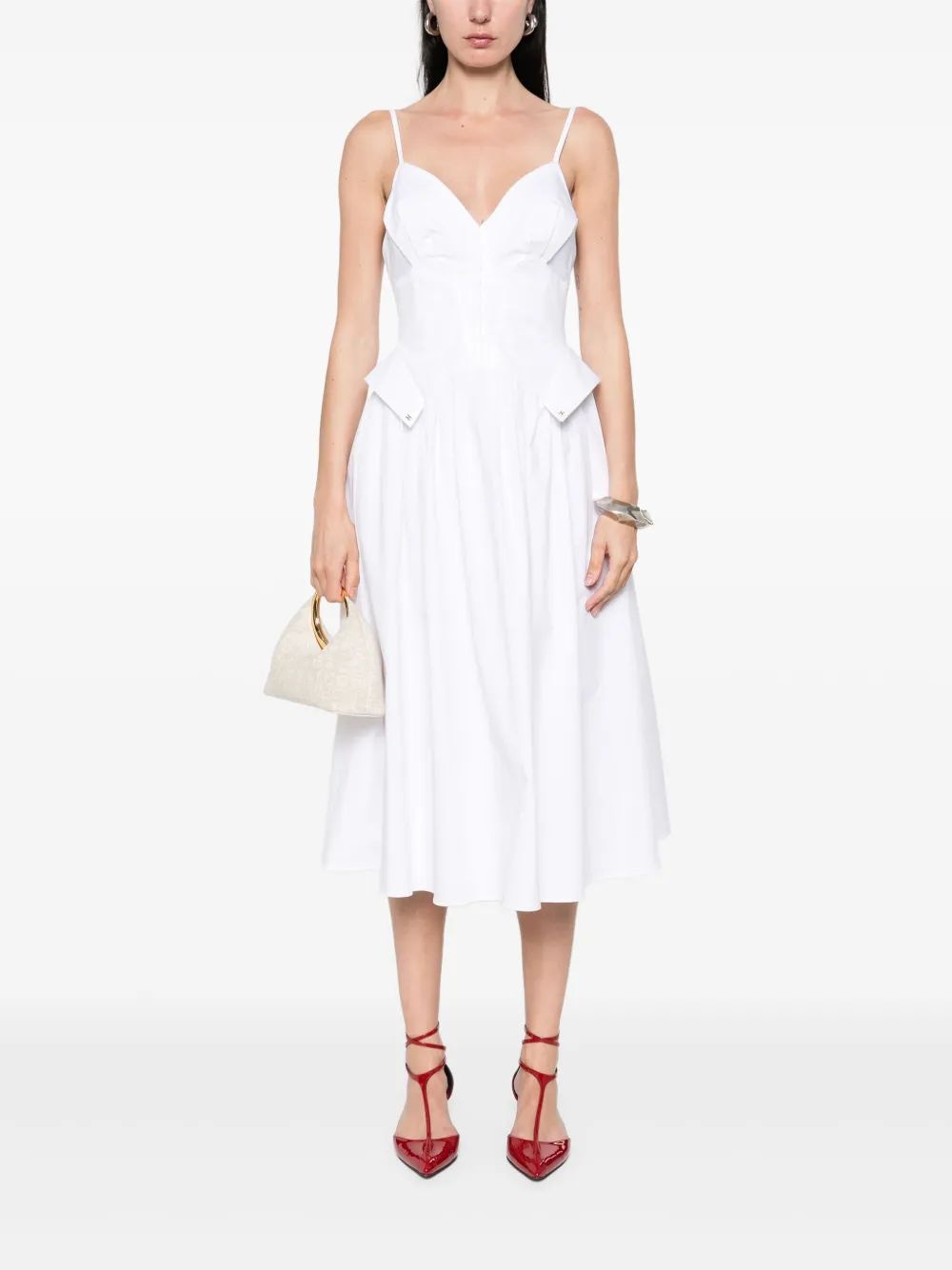 ELISABETTA FRANCHI Classic Cotton Mini Dress for Women