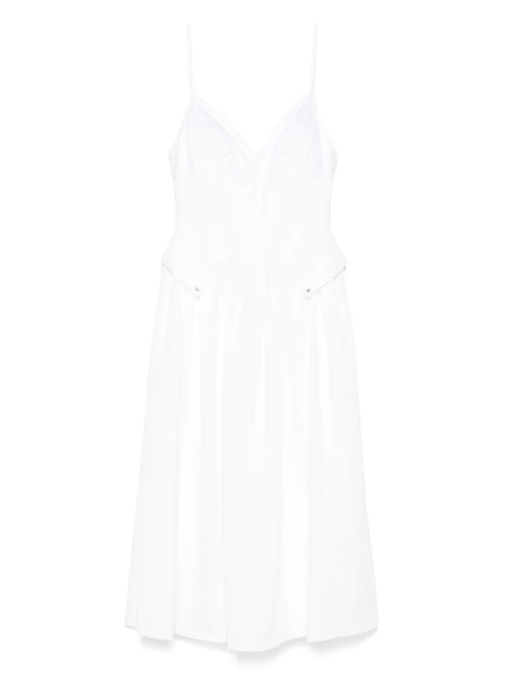 ELISABETTA FRANCHI Classic Cotton Mini Dress for Women