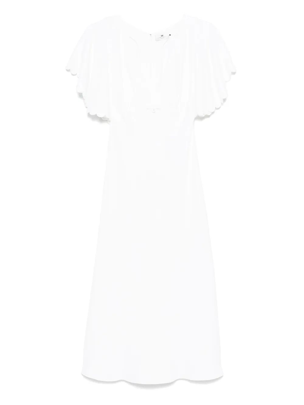 ELISABETTA FRANCHI Chic Crepe Midi Dress for Women