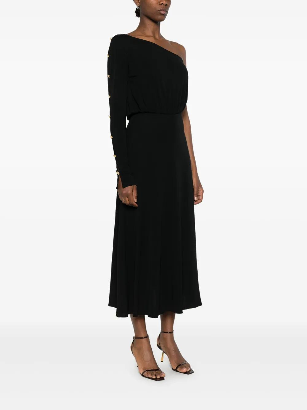 ELISABETTA FRANCHI Elegant Long Dress for Women - SS25 Collection