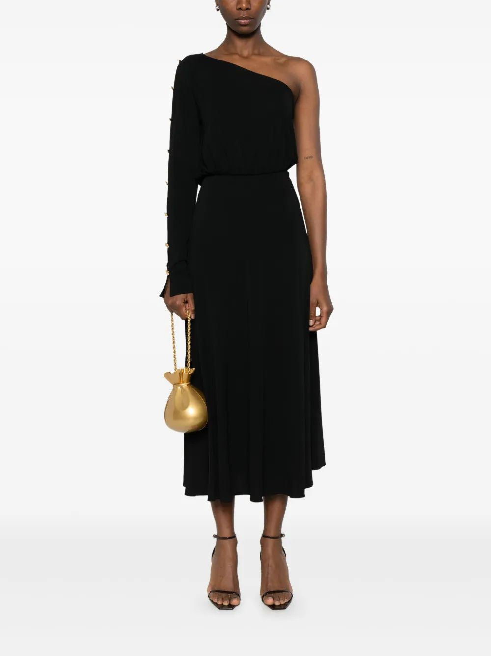 ELISABETTA FRANCHI Elegant Long Dress for Women - SS25 Collection