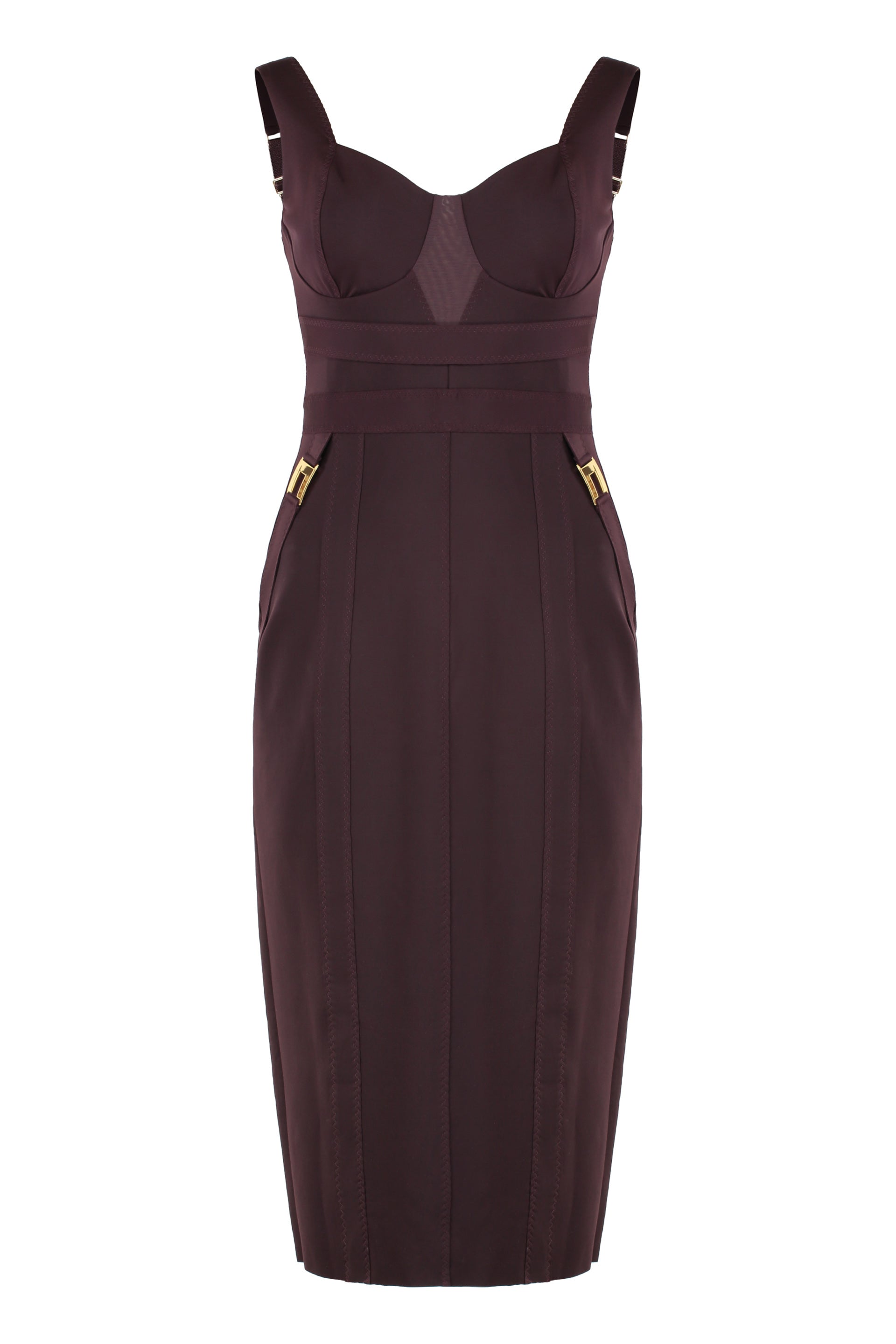 ELISABETTA FRANCHI Bodycon Bustier Mini Dress