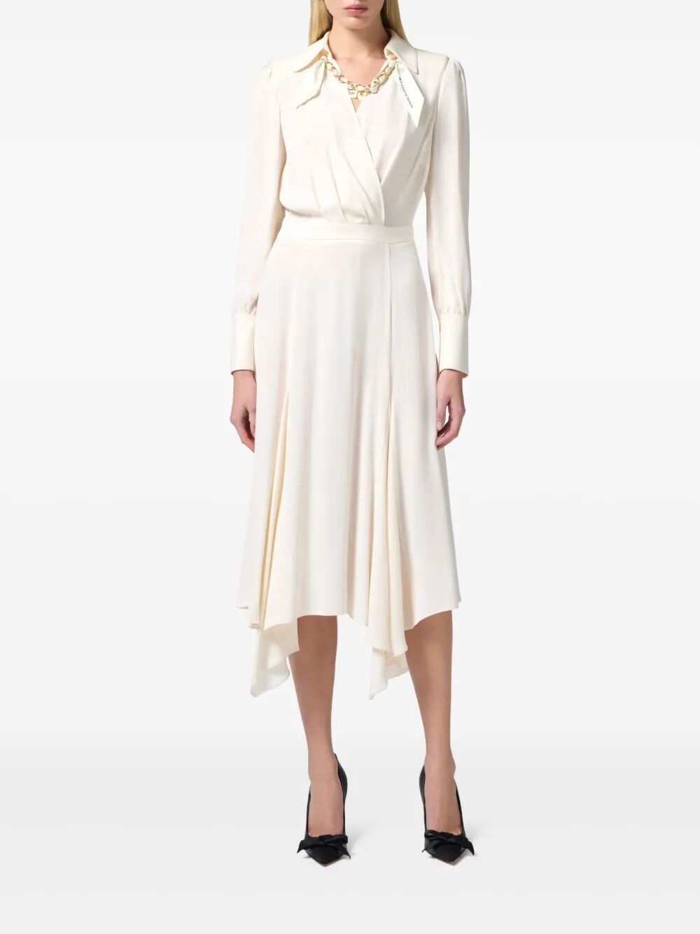 ELISABETTA FRANCHI Midi Dress for Women - SS25 Collection