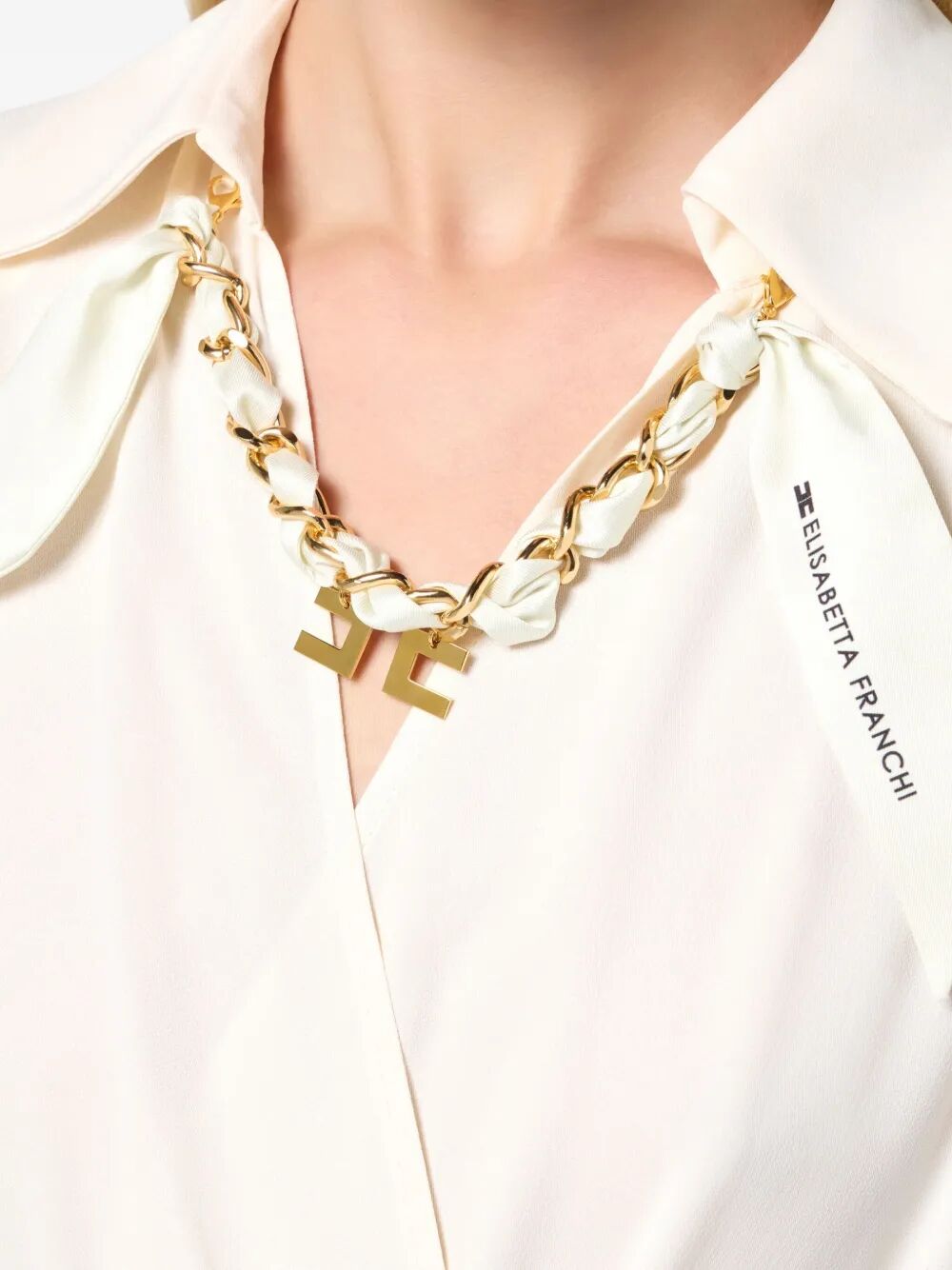 ELISABETTA FRANCHI Midi Dress for Women - SS25 Collection