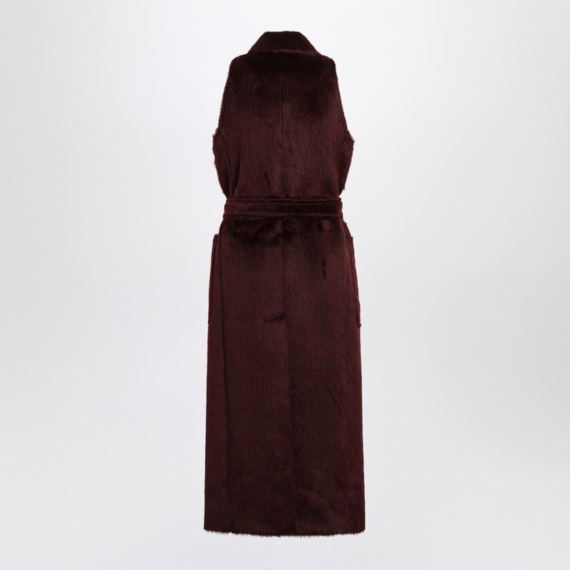 MAX MARA Sleeveless Robe-Style Jacket with Waist Tie for Women