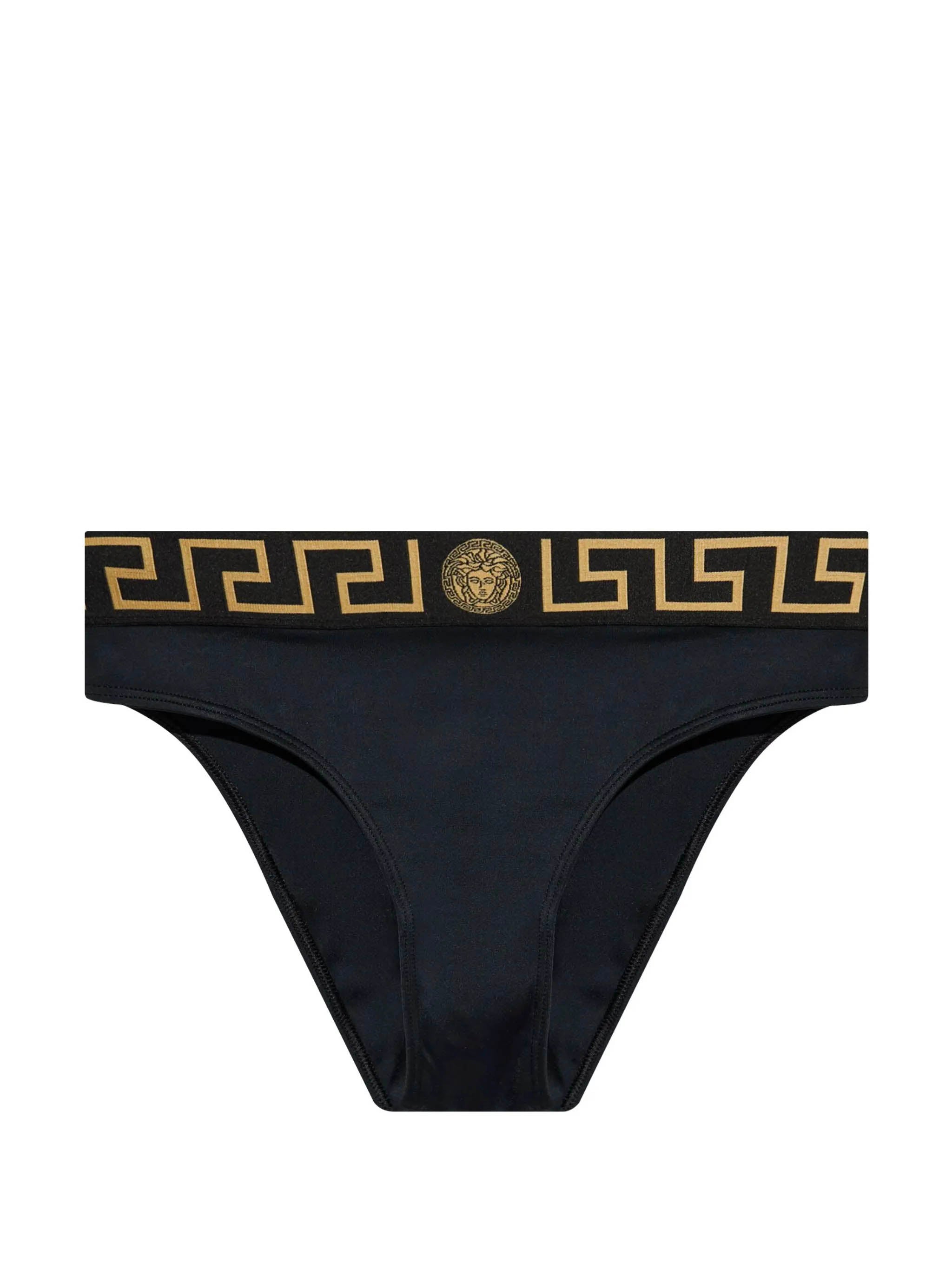 VERSACE Mini Logo Band Bikini Bottoms