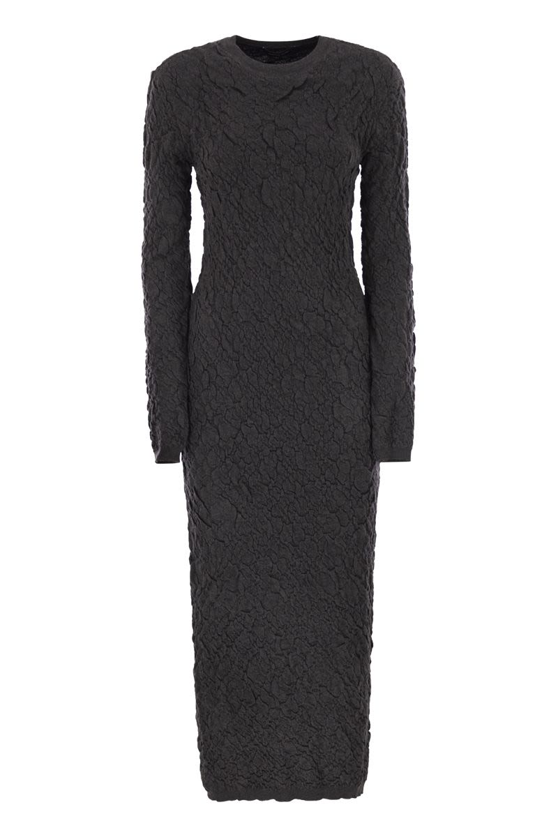 FABIANA FILIPPI Slim Dress with Embossed Finish