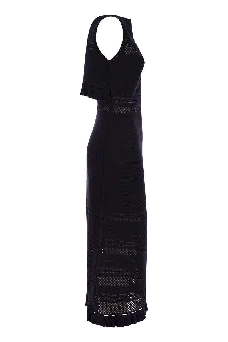 FABIANA FILIPPI Sleeveless Cotton Boat-Neck Dress