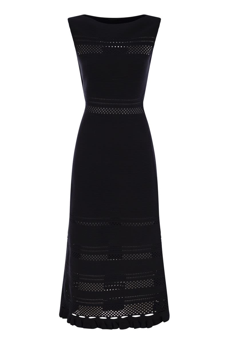 FABIANA FILIPPI Sleeveless Cotton Boat-Neck Dress