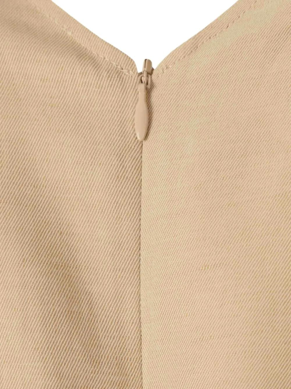 FABIANA FILIPPI Gathered Waistline Linen Dress