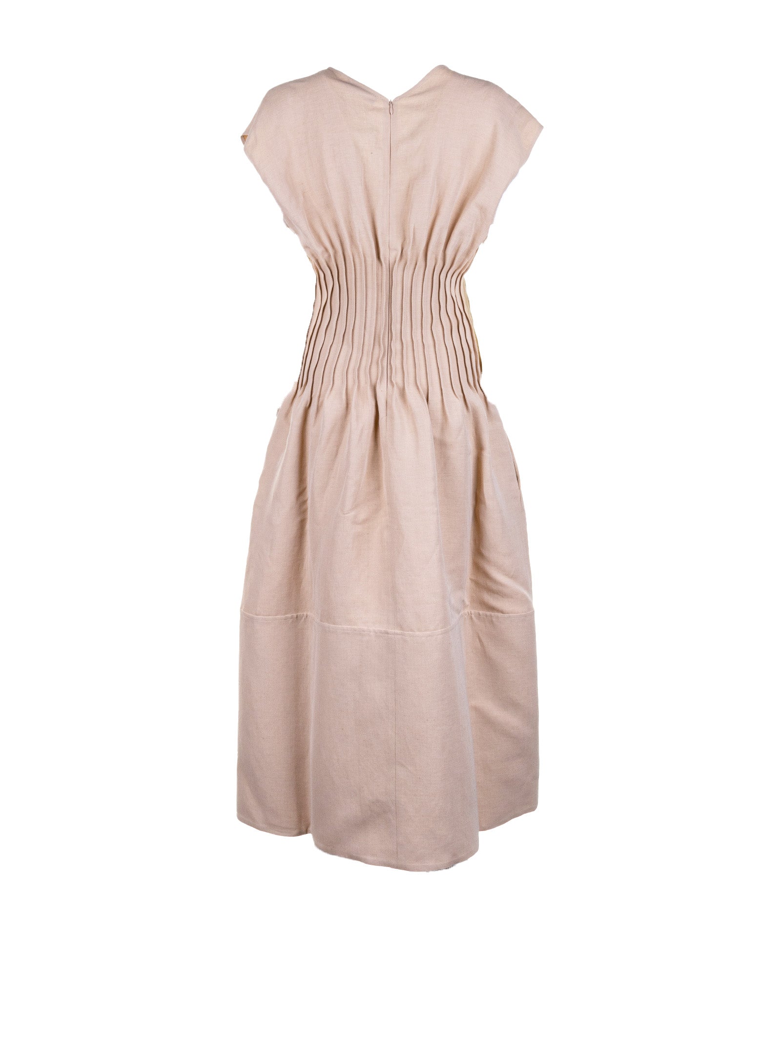 FABIANA FILIPPI Gathered Waistline Linen Dress