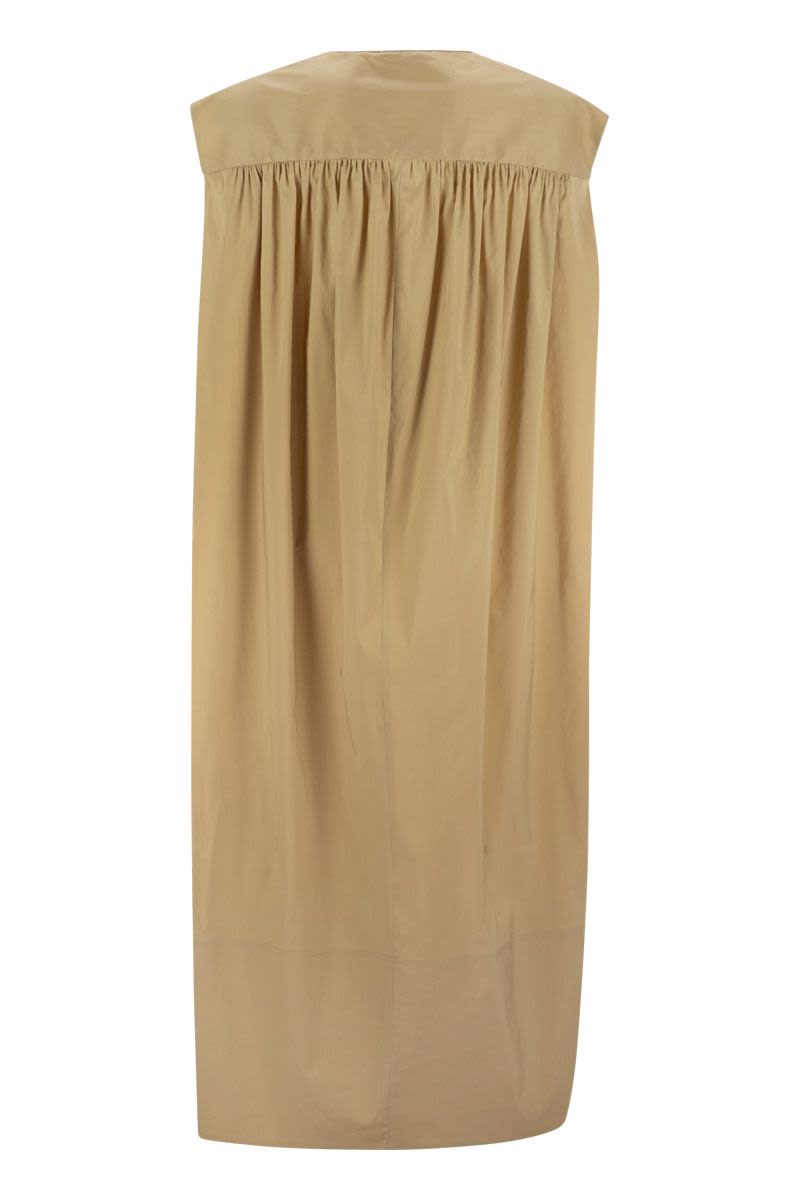 FABIANA FILIPPI Sleeveless Cotton-Blend Mini Dress with Diamond Thread Detail