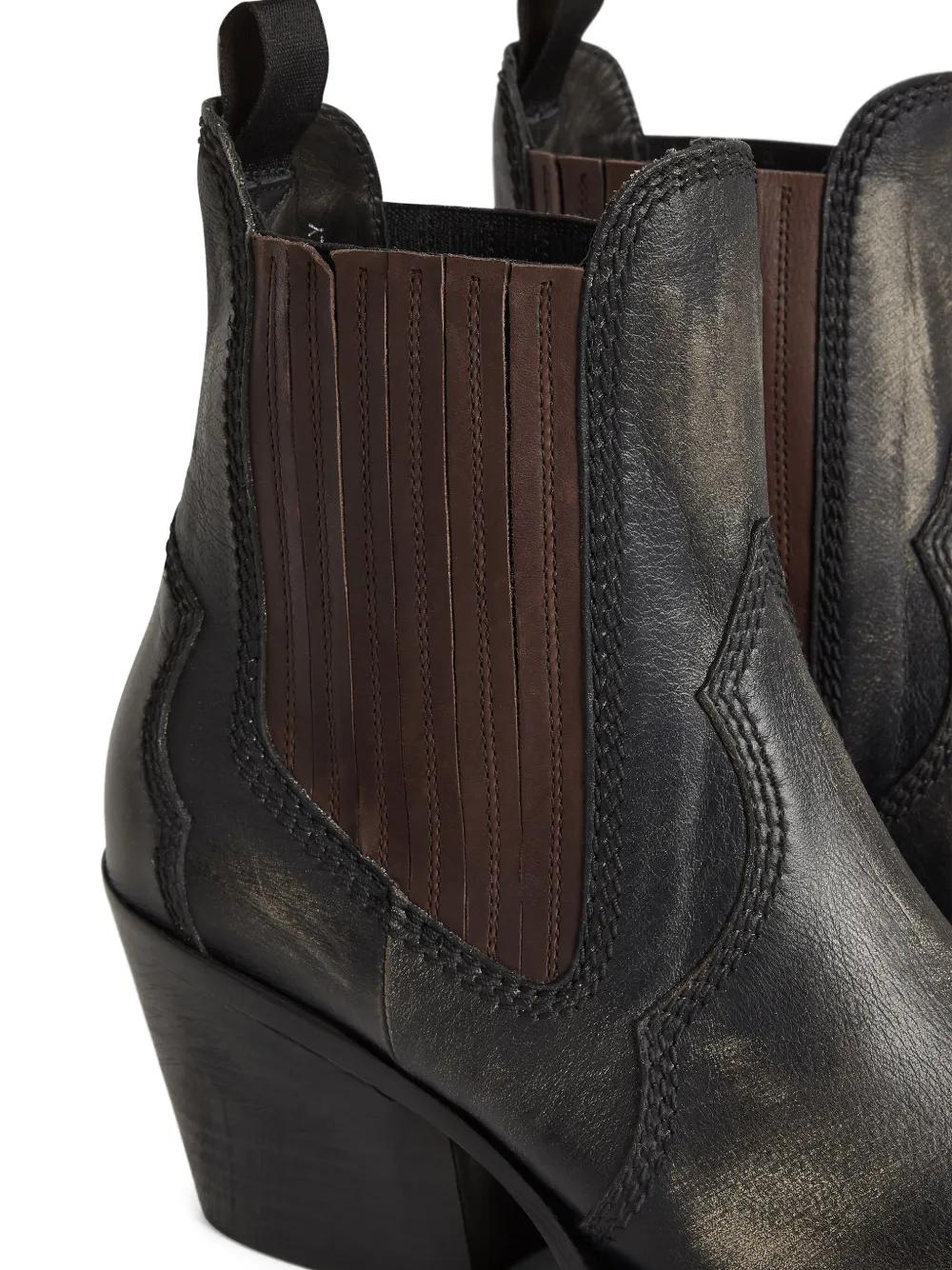 DSQUARED2 Men's Cowboy Ankle Boots with Heel