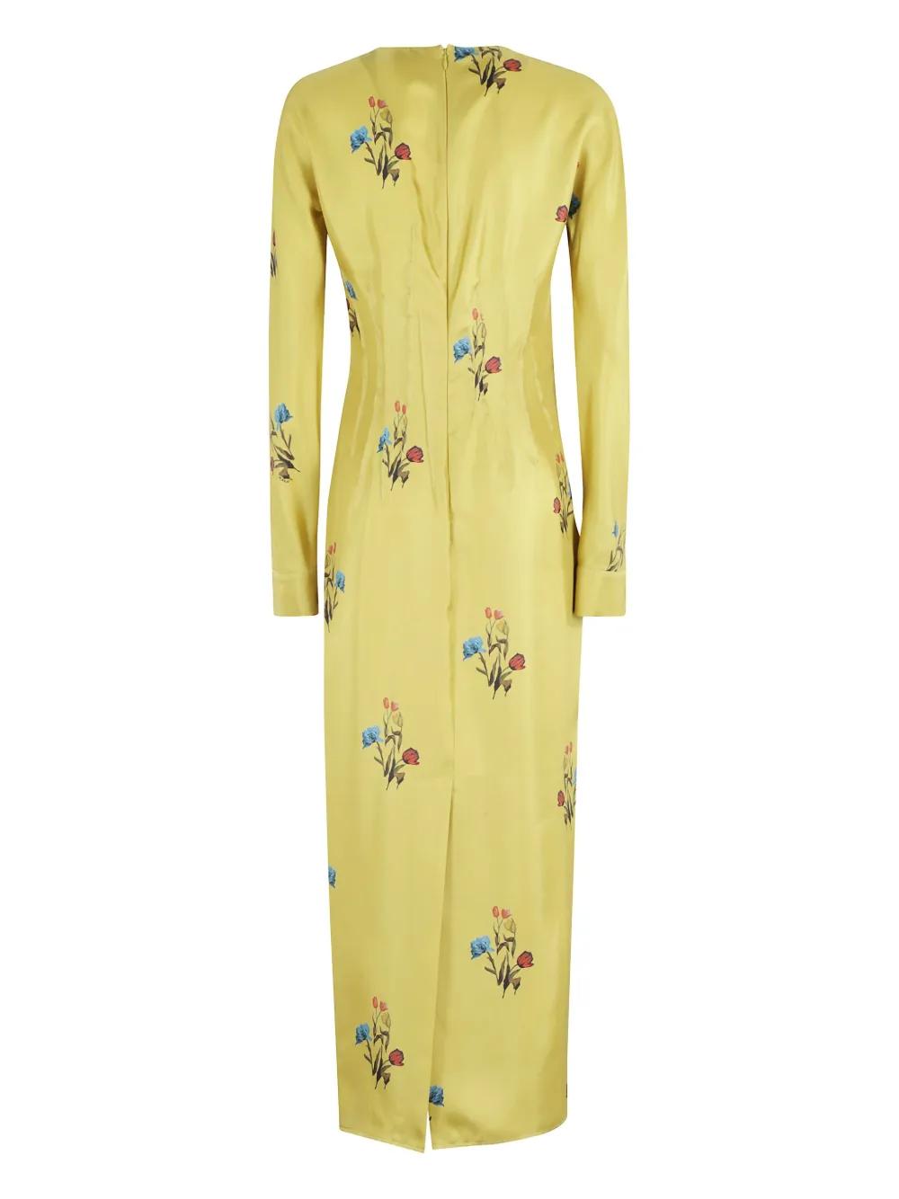 MARNI Floral Print Maxi Dress