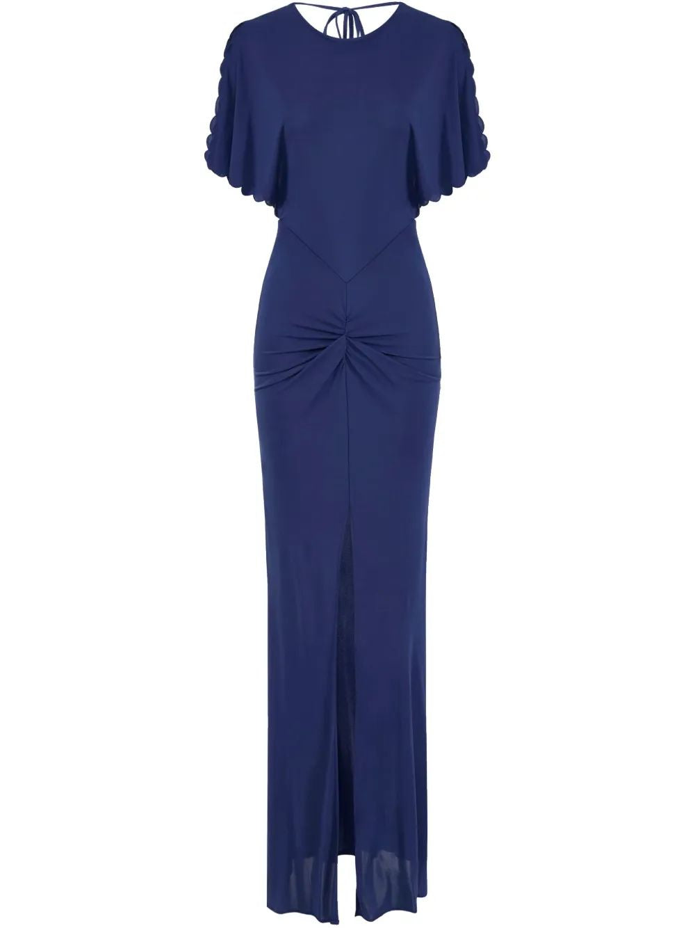 ELISABETTA FRANCHI Elegant Mini Dress with Sleeve Details