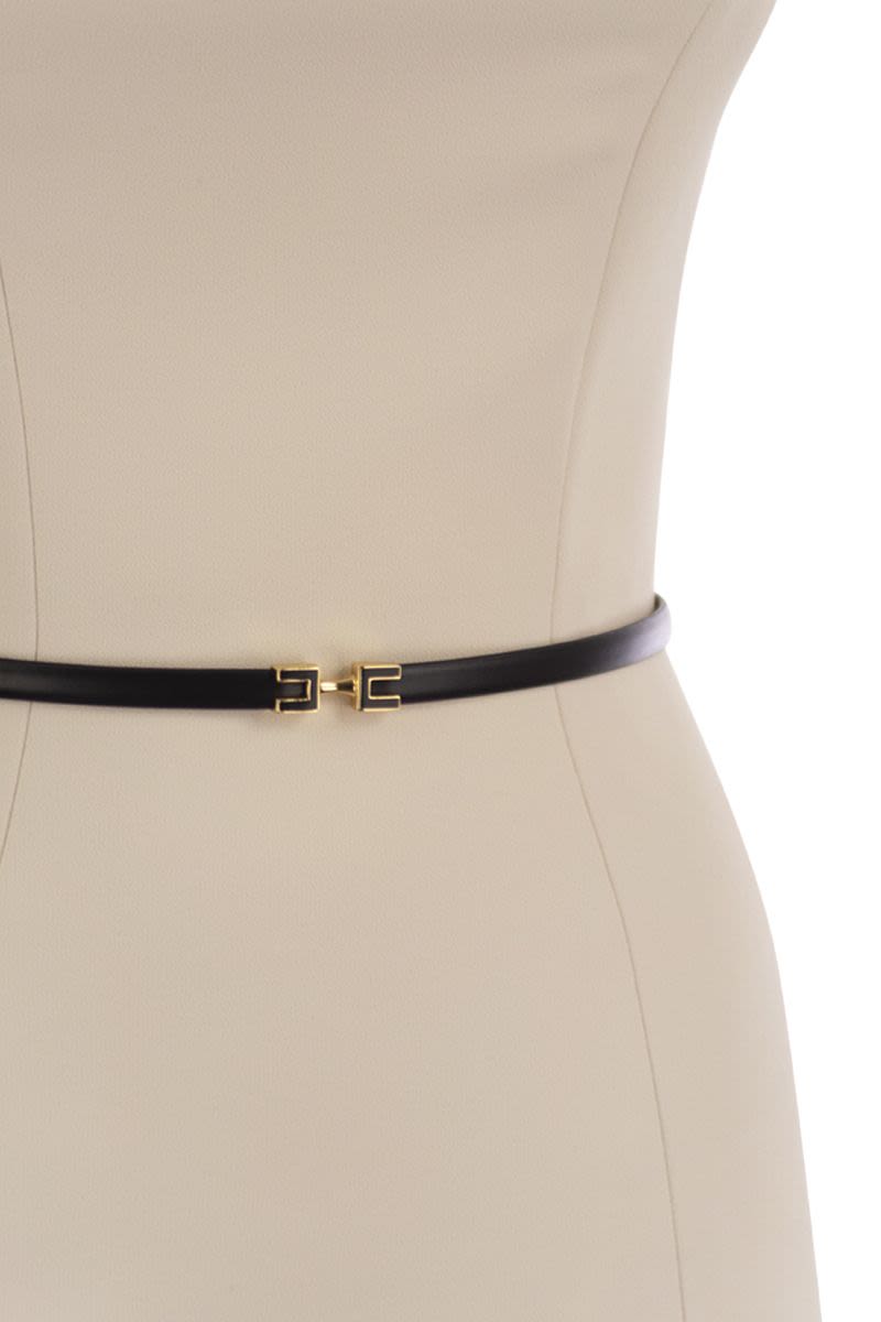 ELISABETTA FRANCHI Elegant Fitted Stretch Mini Dress