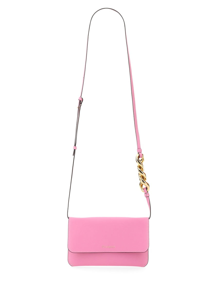 JW ANDERSON Leather Chain Smartphone Mini Handbag