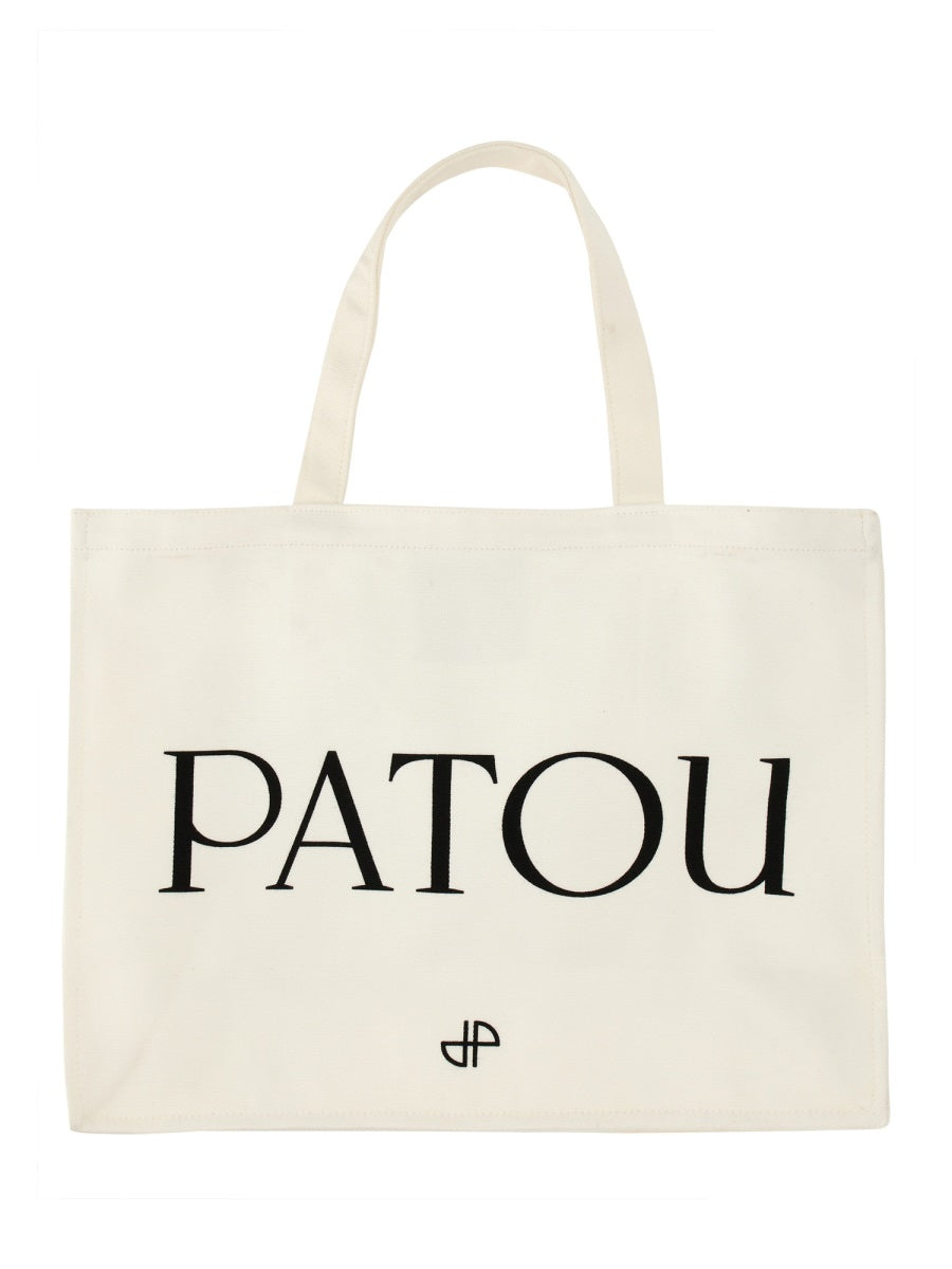 PATOU Large Double Handle Tote Handbag