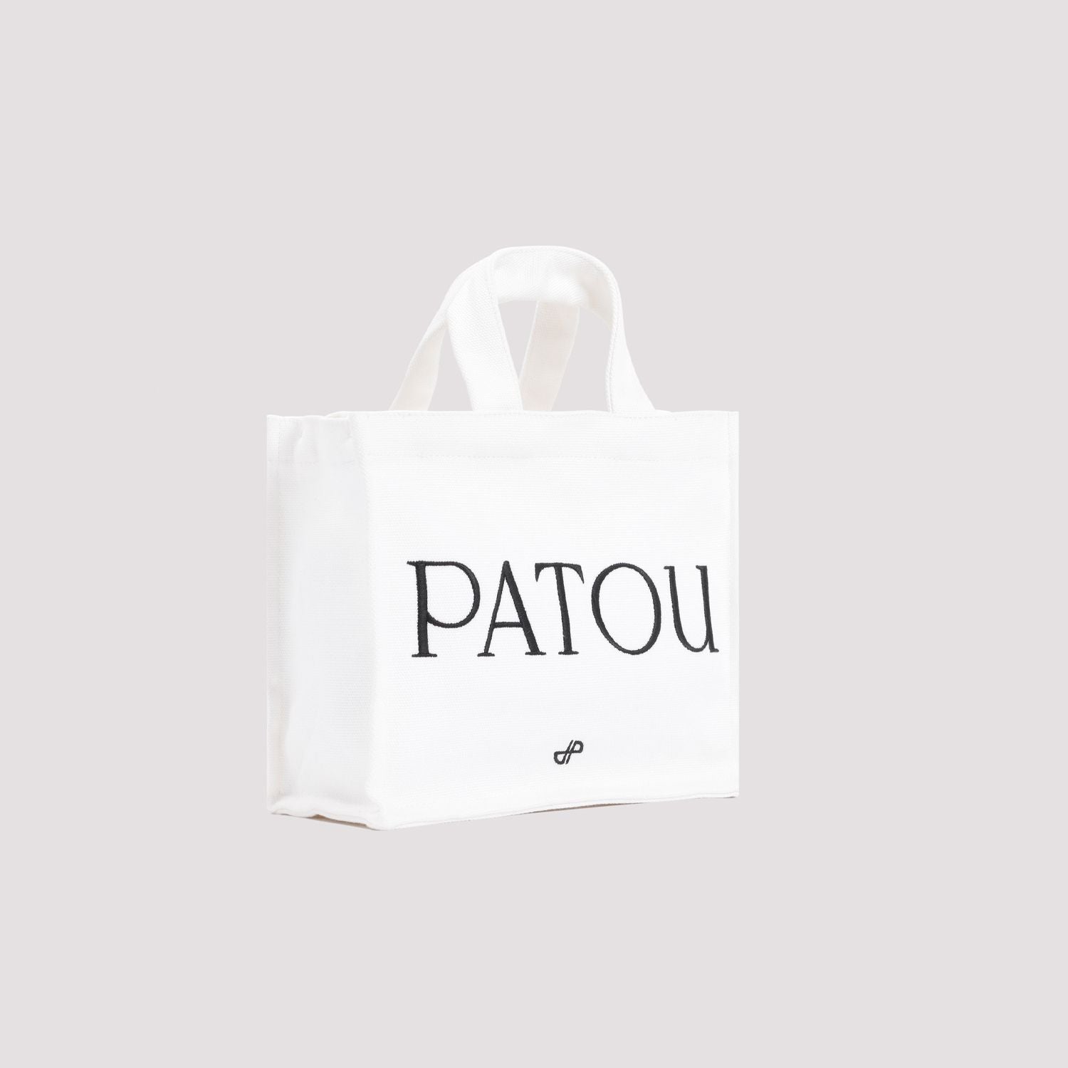 PATOU Mini Canvas Tote Handbag