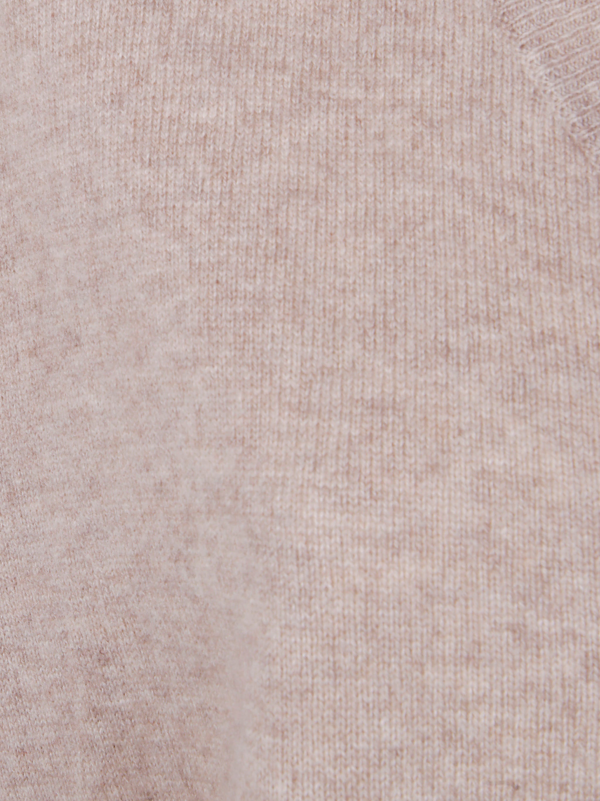 ABSOLUT CASHMERE Oversized Short Sleeve V-Neck Cashmere Sweater