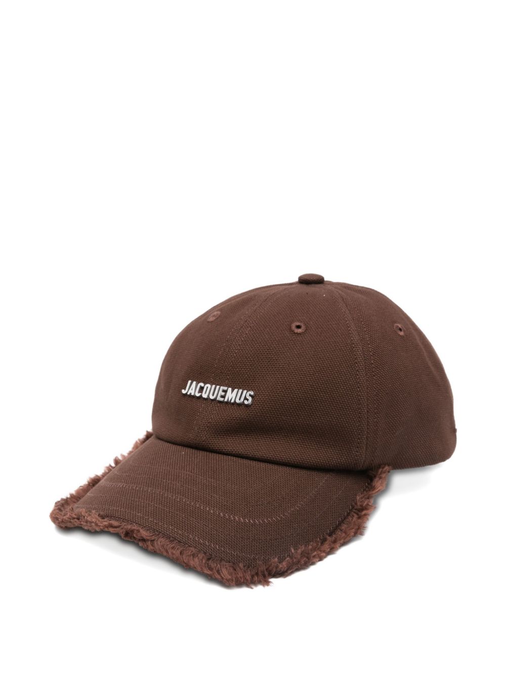 JACQUEMUS Frayed Brim Adjustable Cap for Women