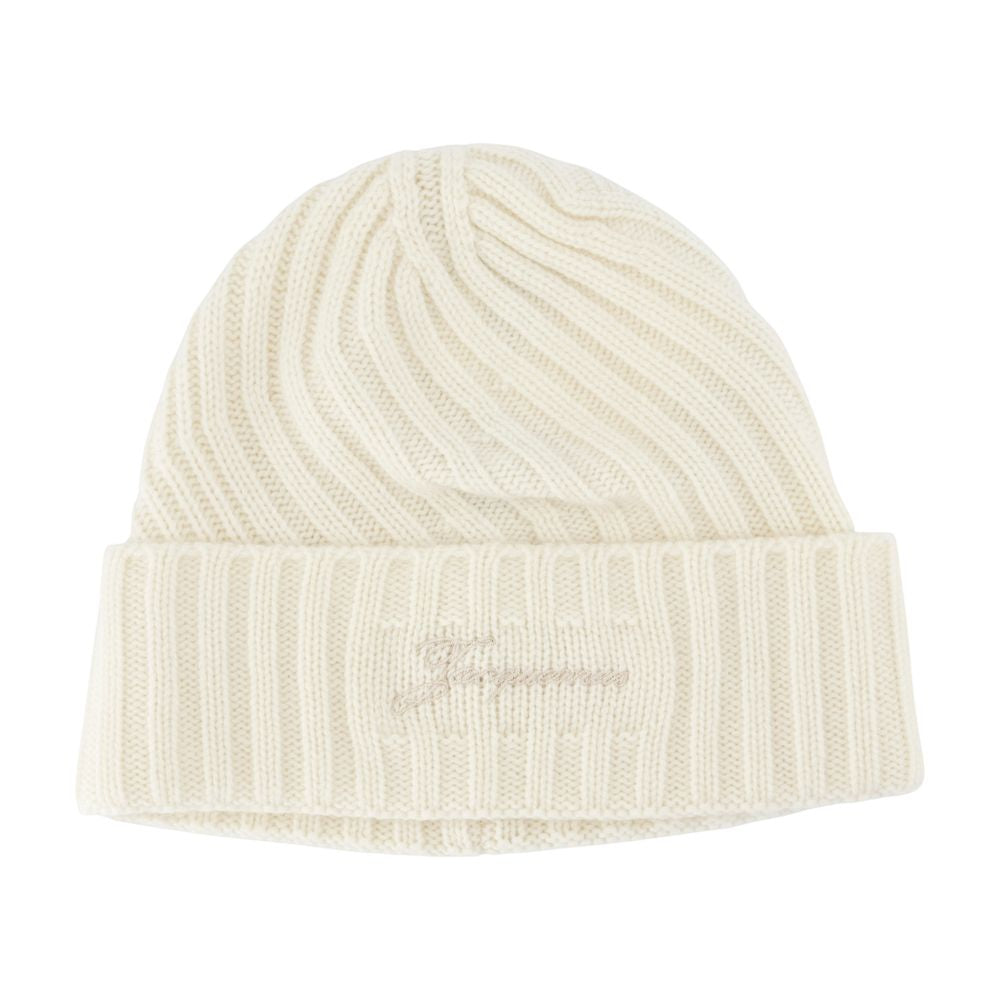JACQUEMUS Unisex Cashmere & Wool Mini Turned Beanie