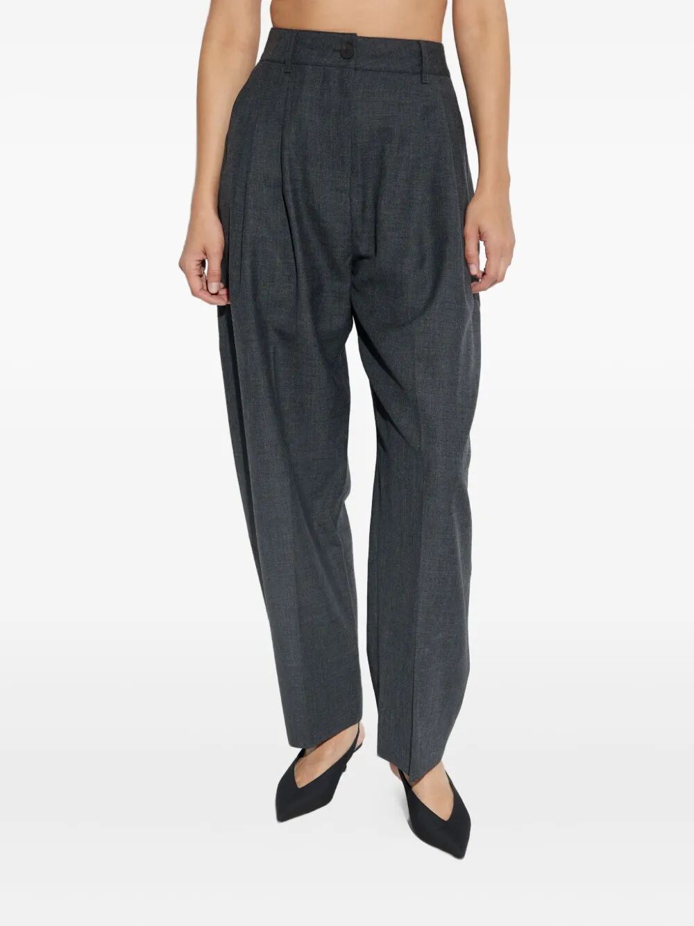 STUDIO NICHOLSON Double Pleat Front Pant for Women