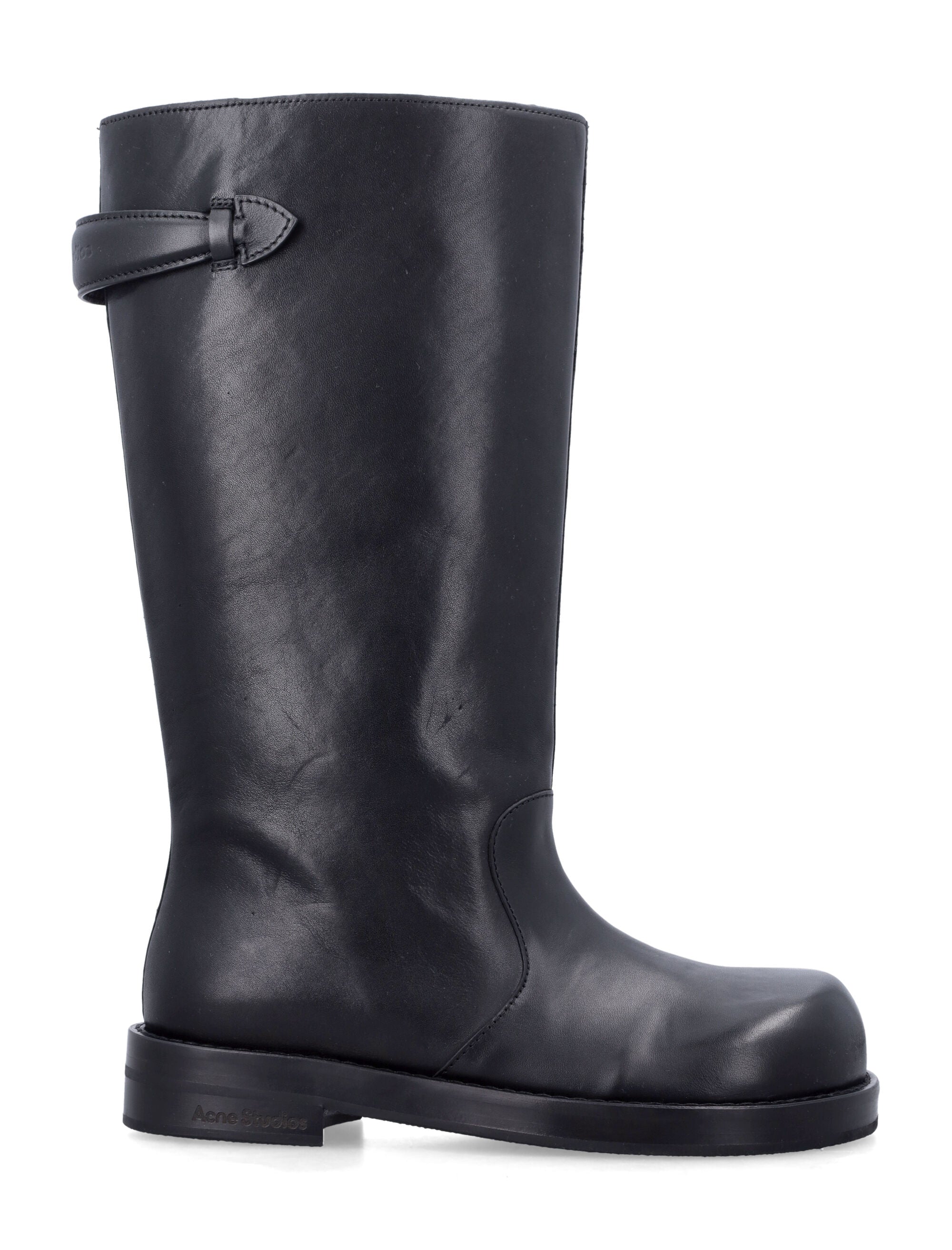 ACNE STUDIOS High Leg Boots with Raised Handle