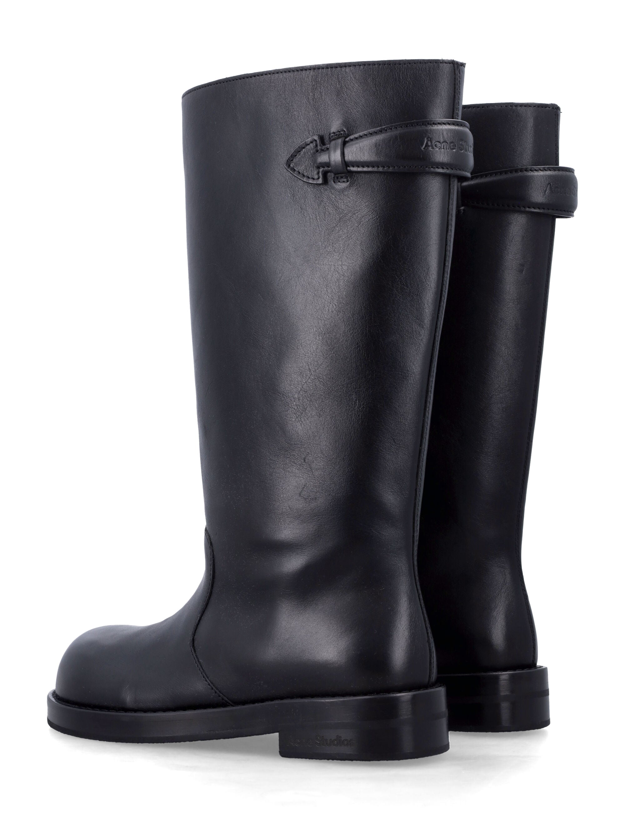ACNE STUDIOS High Leg Boots with Raised Handle