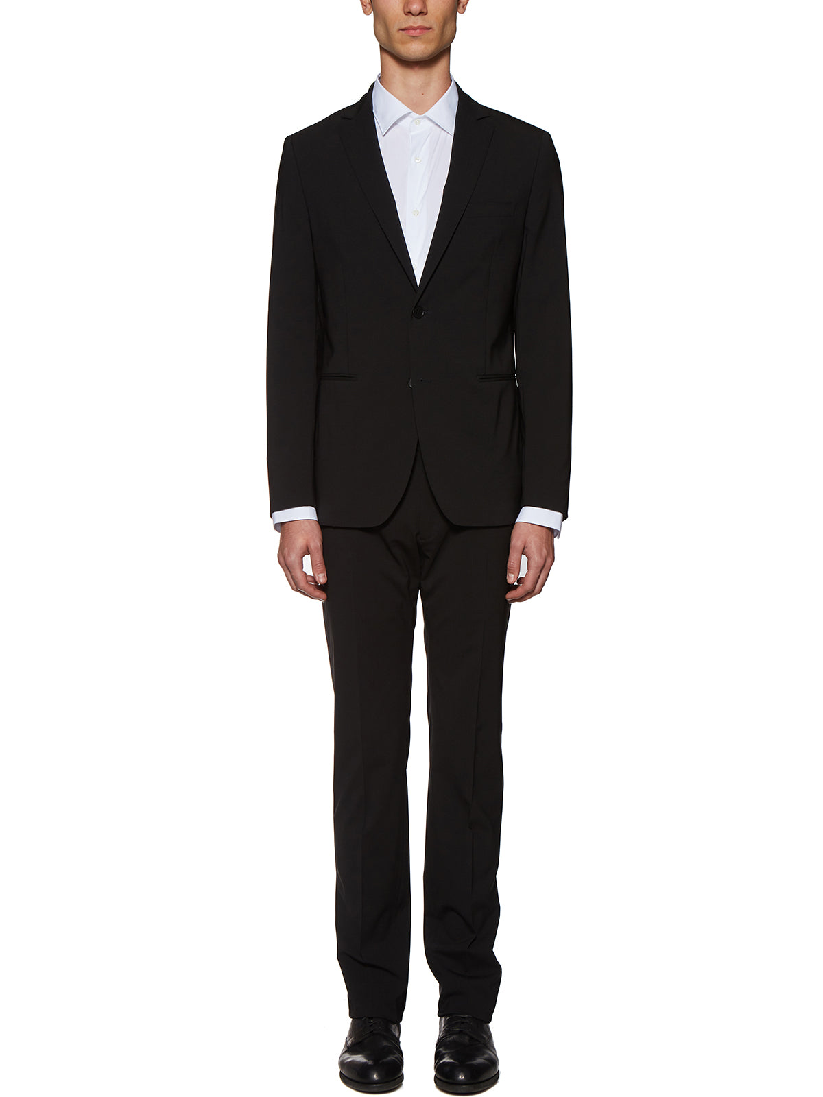 TONELLO Men's Wool Stretch Two-Button Dress Suit - Size 48