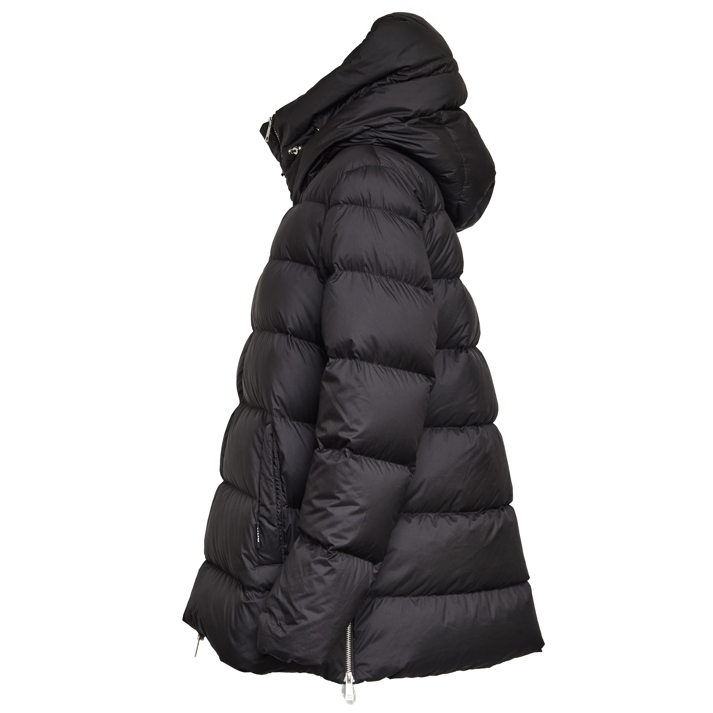 ADD Slim Fit Puffer Jacket with Detachable Hood