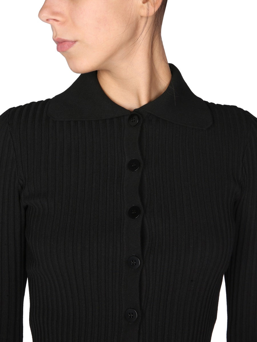 ANDREADAMO Chic Cardigan with Cut Out Details