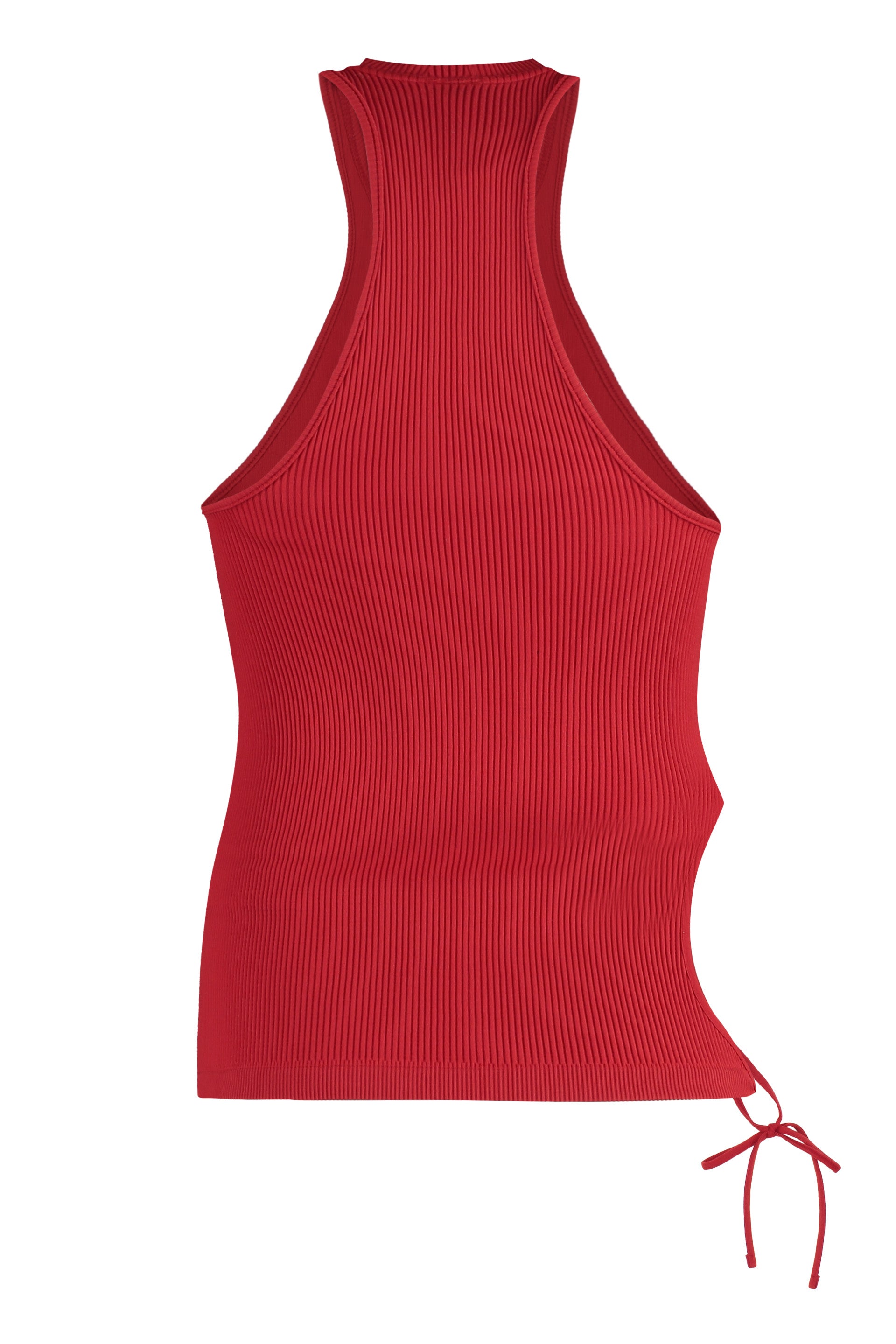 ANDREADAMO Ribbed Cut-Out Tank Top
