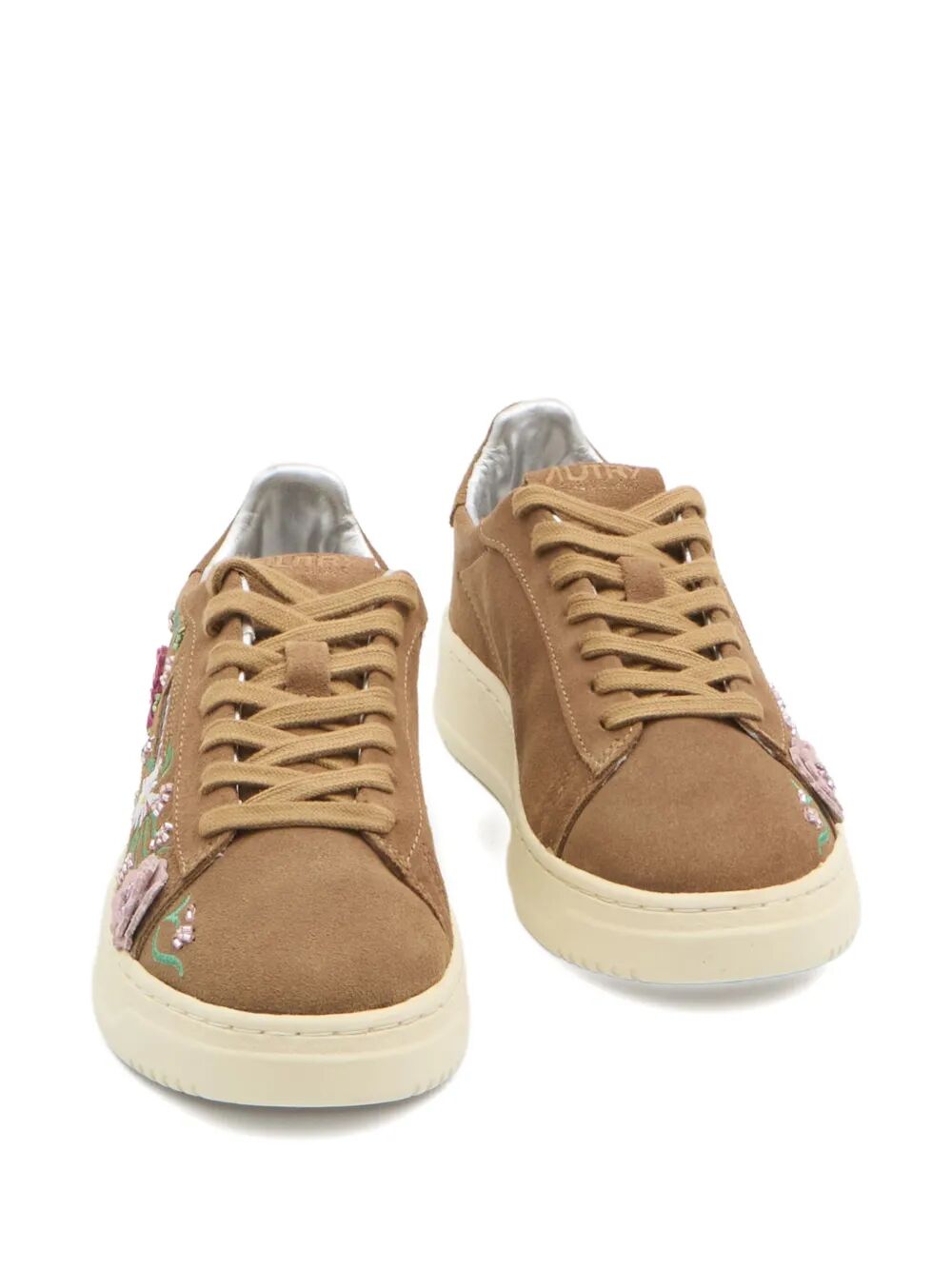 AUTRY Embellished Low Suede Sneakers for Women