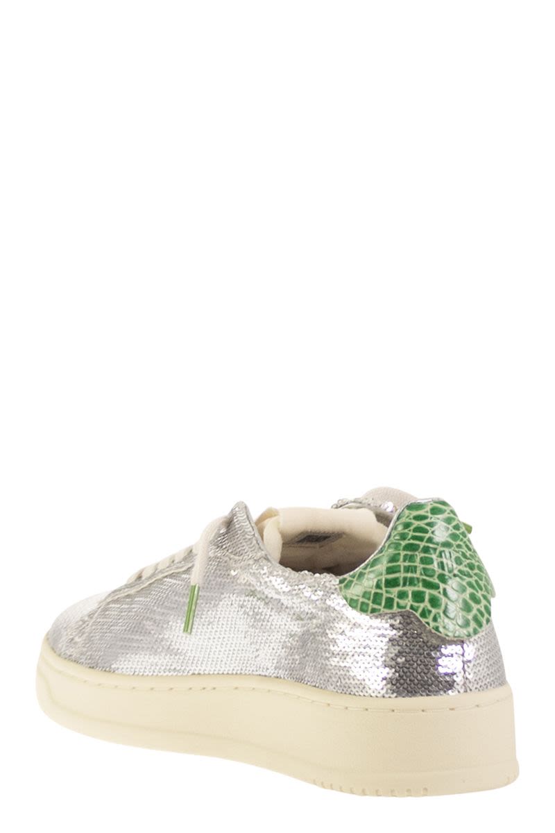 AUTRY Sequinned Trainers with Unique Personality