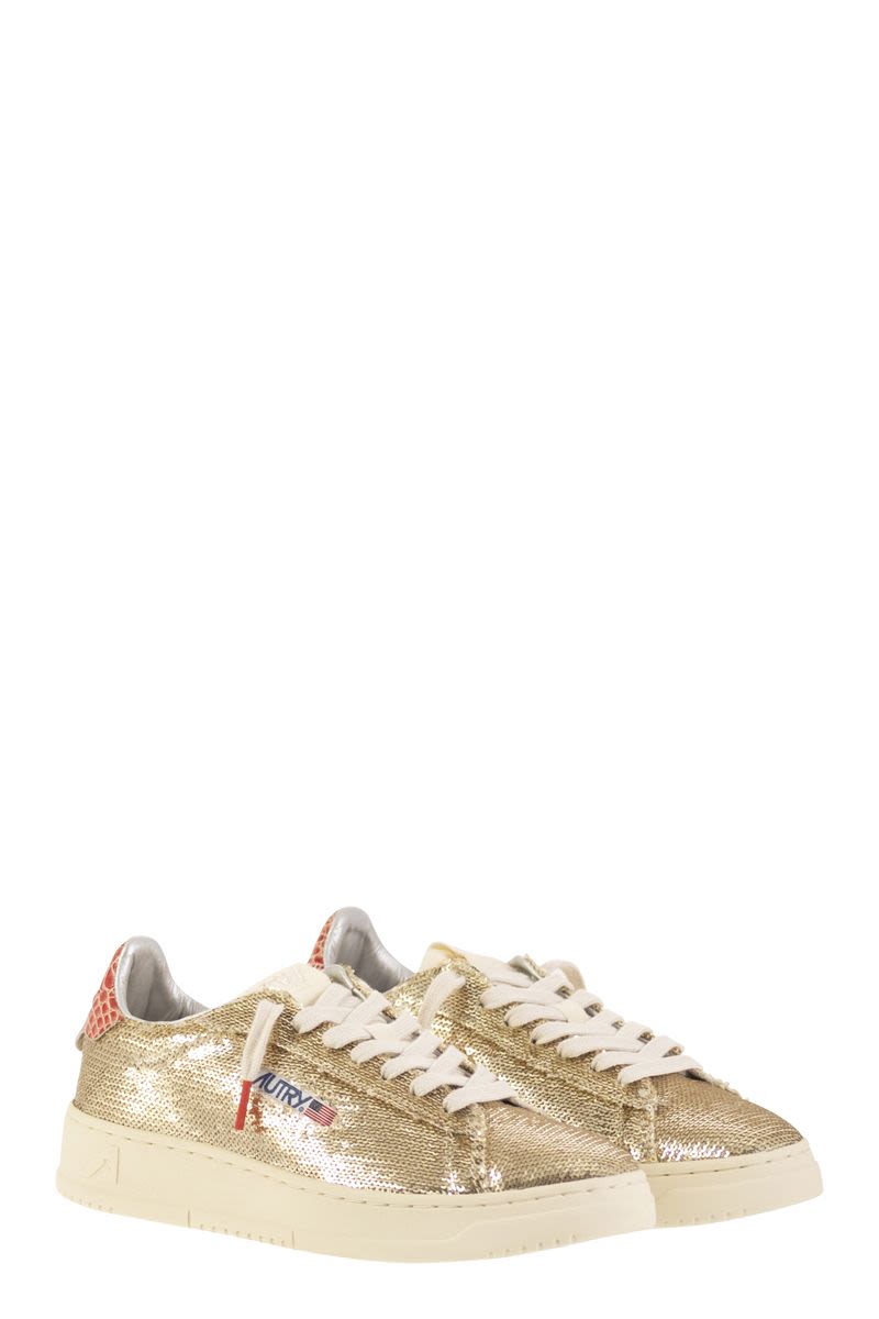 AUTRY Dallas Low Sequin Embellished Sneaker for Women
