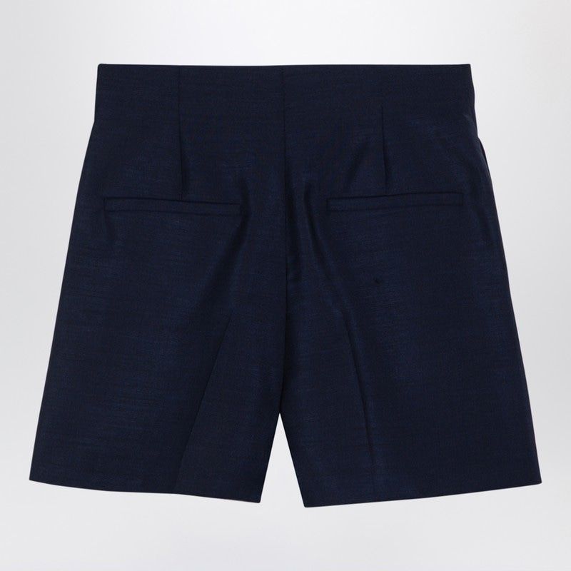 MAX MARA SPORTMAX High-Waisted Wool-Blend Mini Shorts