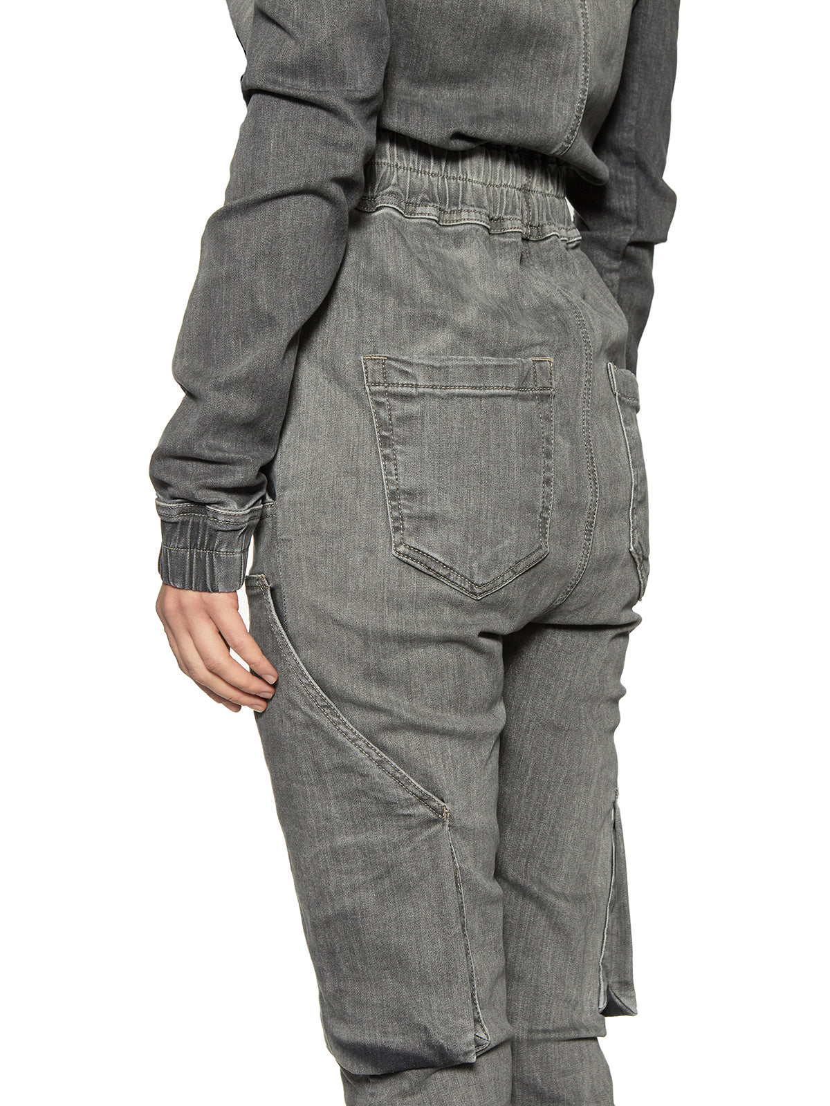 DRKSHDW Front Zip Denim Overalls for Women - Size S