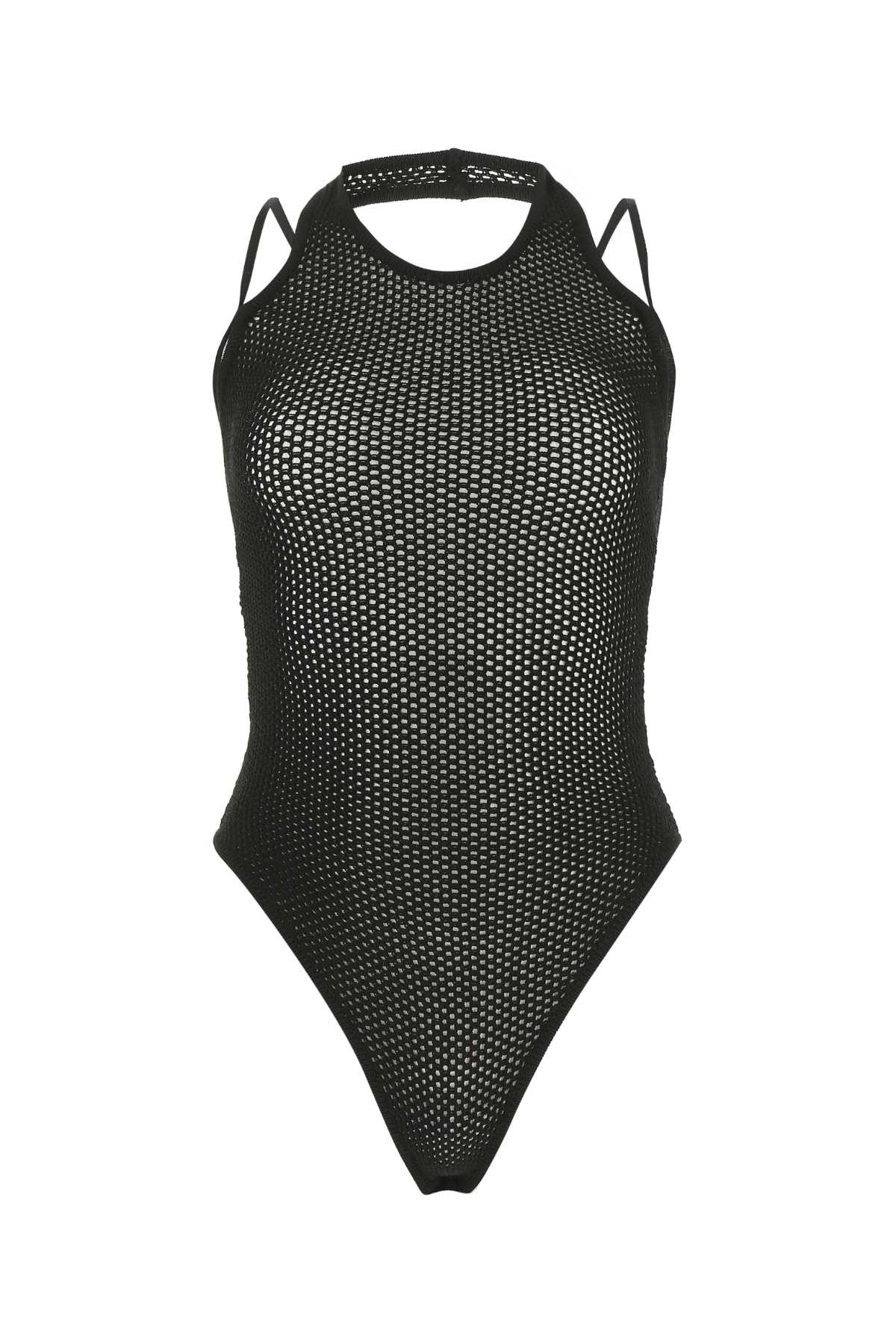 ANDREADAMO Stretch Viscose Blend Mini Bodysuit for Women