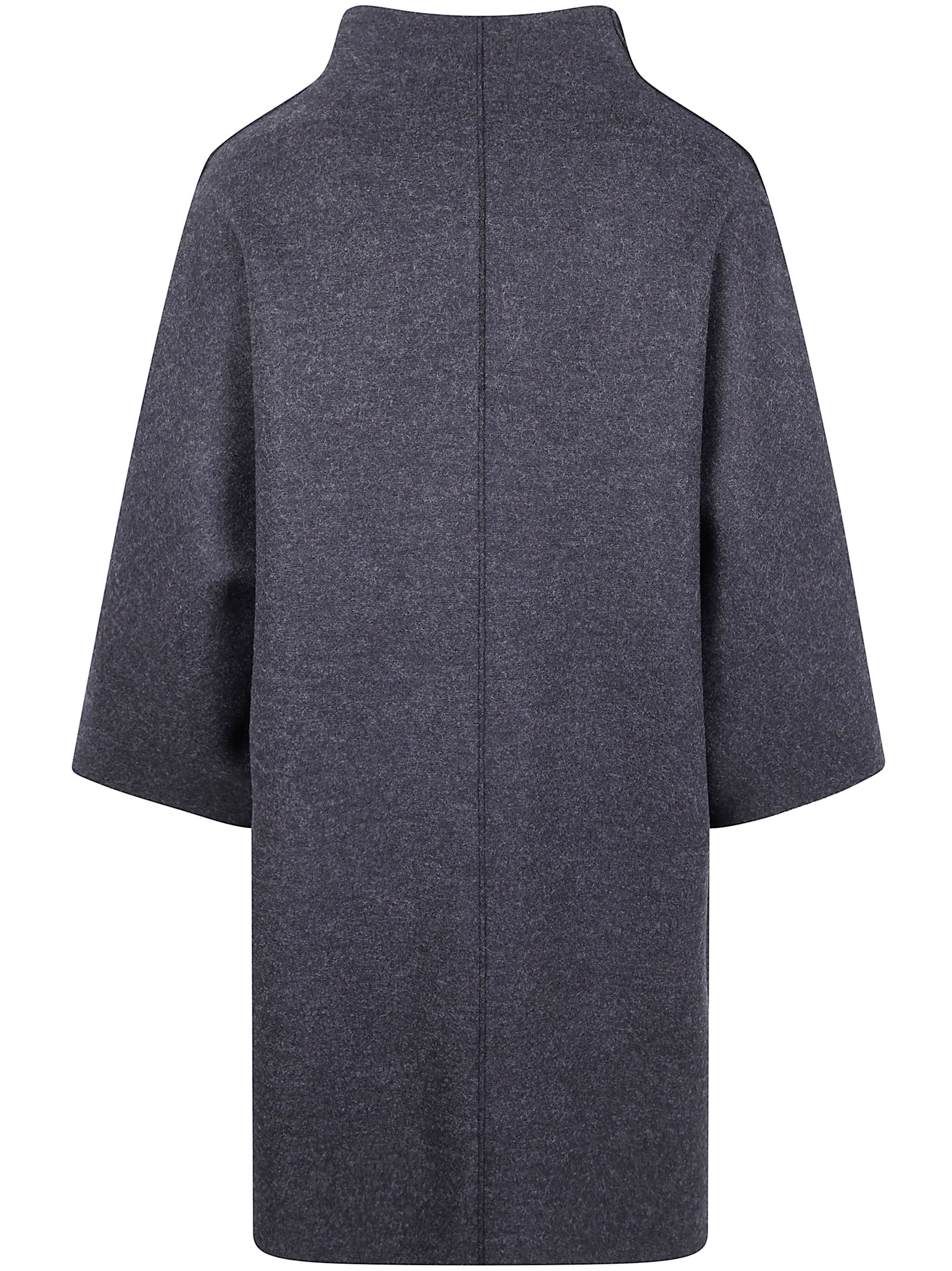 HARRIS WHARF LONDON Women's Kimono Mantle Pressed Wool Outerwear