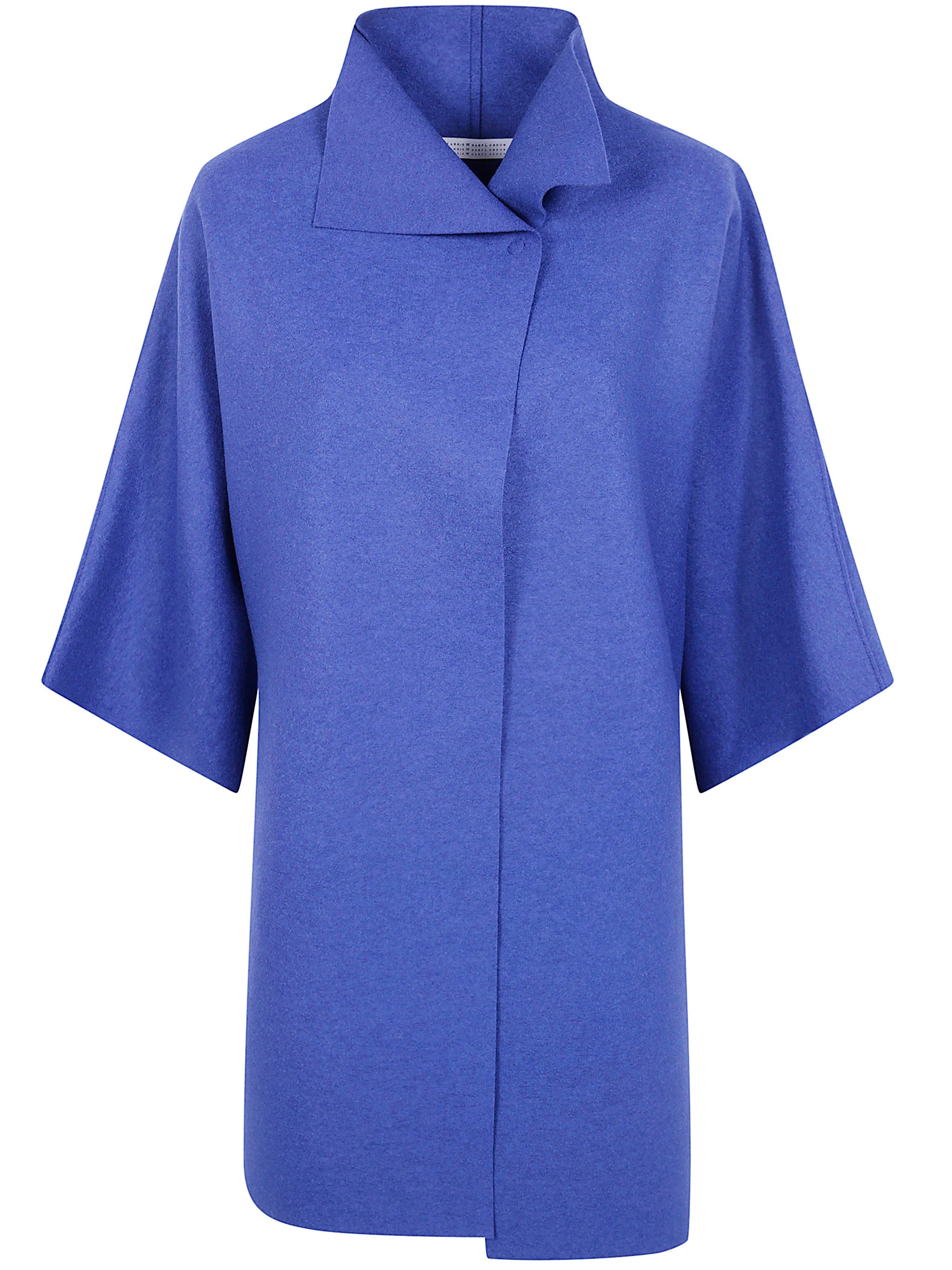 HARRIS WHARF LONDON Women's Kimono Mantle in Pressed Wool