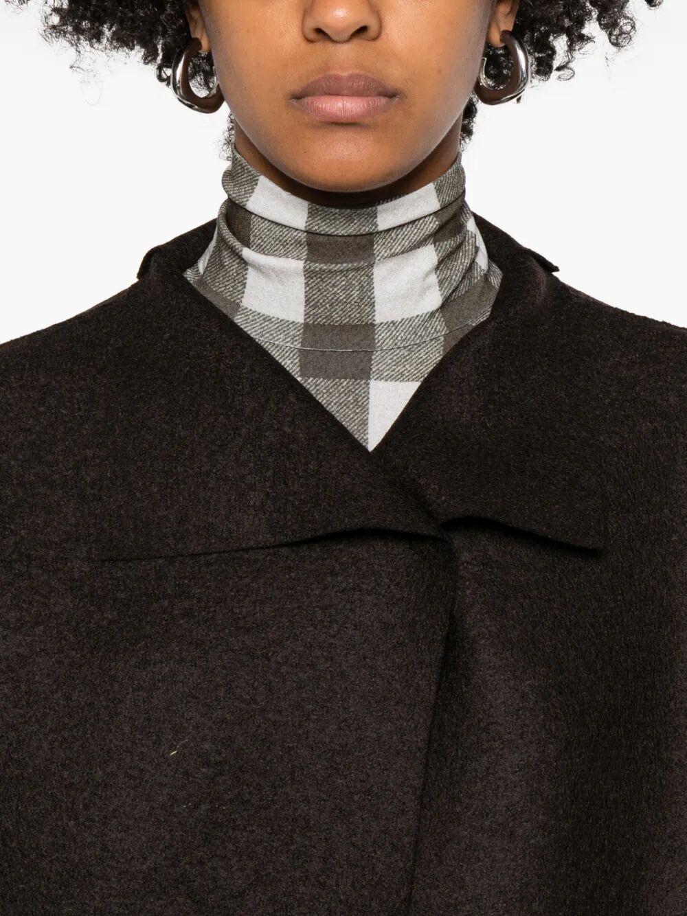 HARRIS WHARF LONDON Women's Kimono Mantle Pressed Wool - Fall 2025