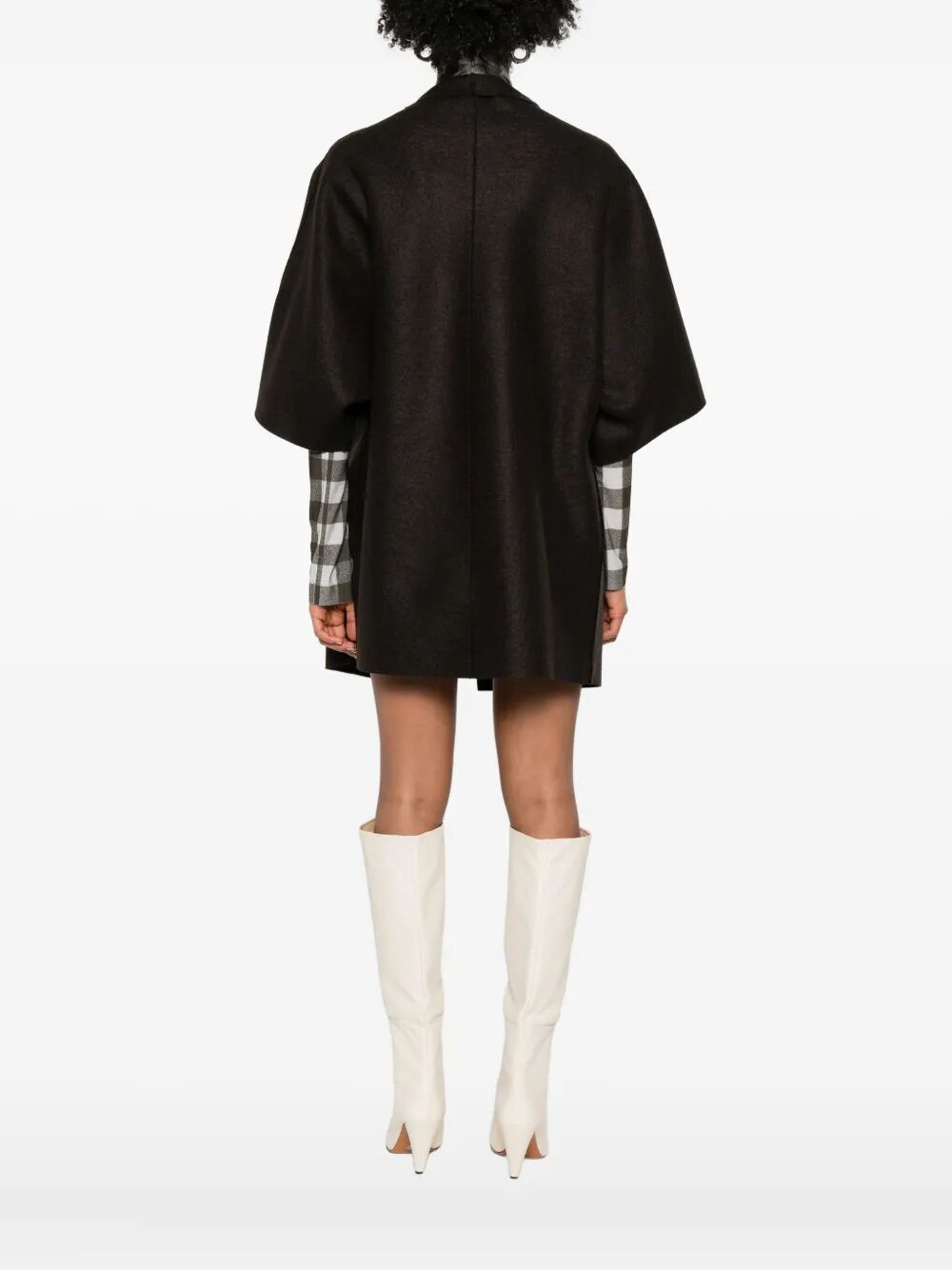 HARRIS WHARF LONDON Women's Kimono Mantle Pressed Wool - Fall 2025