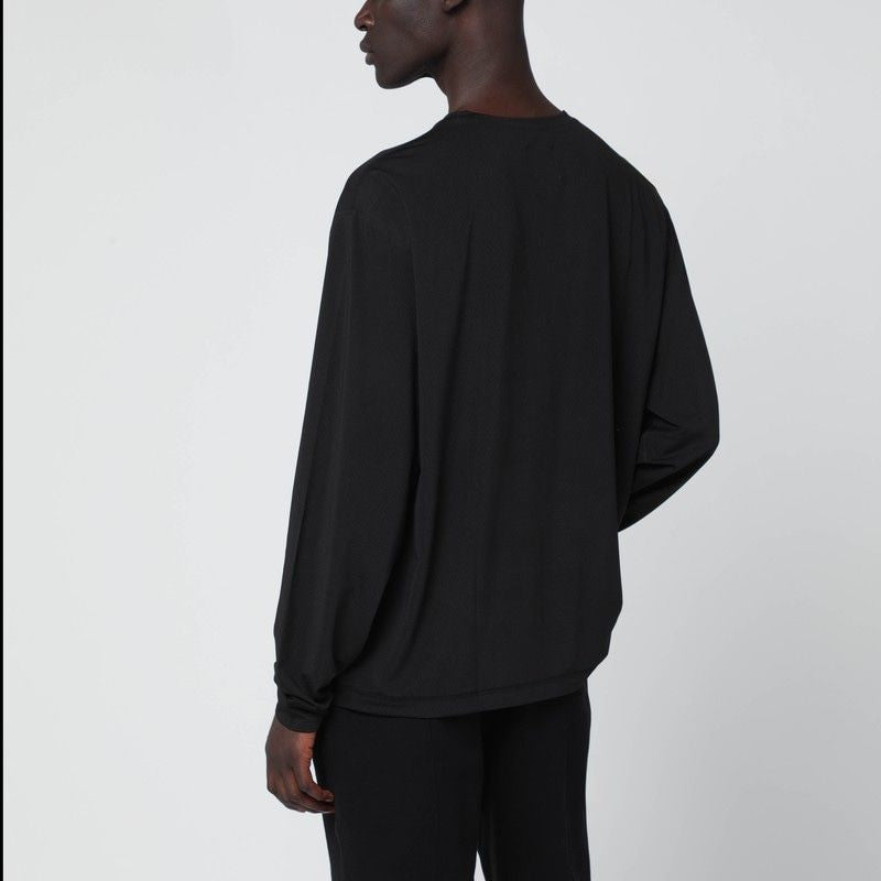 GALLERY DEPT. Active Fitness Top - Crewneck Long Sleeve Relaxed Fit