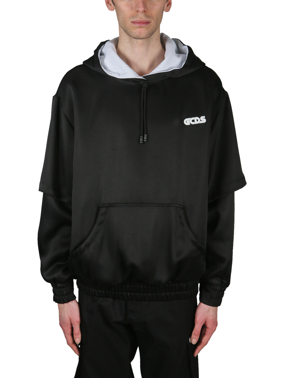 GCDS Double Hooded Sweatshirt