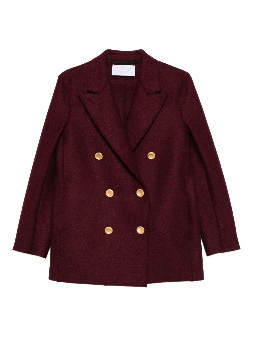HARRIS WHARF LONDON Wool Double-Breasted Jacket - New Women's Outerwear