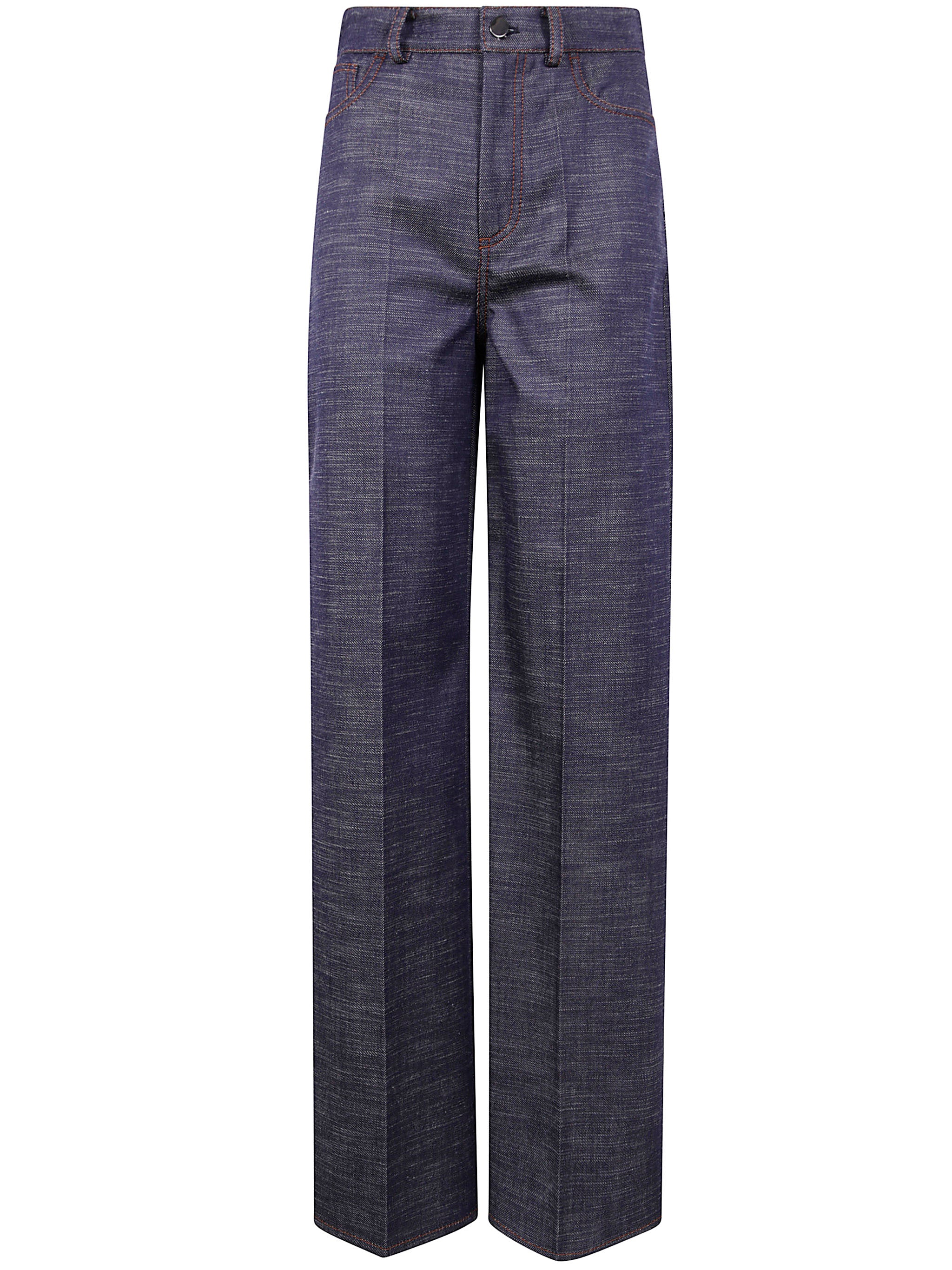 MANTU Wool Blend Denim Trousers for Women - FW25 Collection