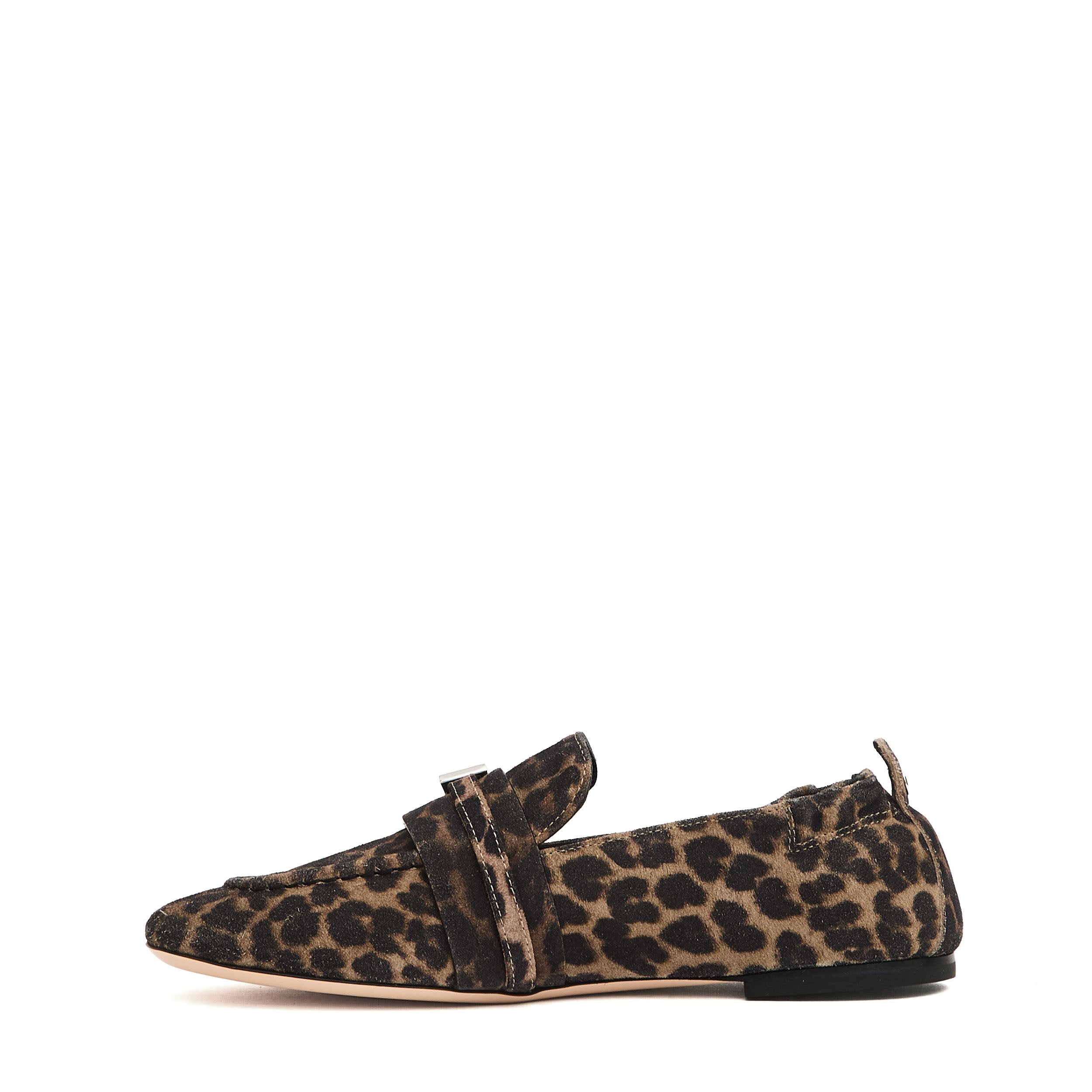 AGL Leopard-Print Slip-On Loafers for Women