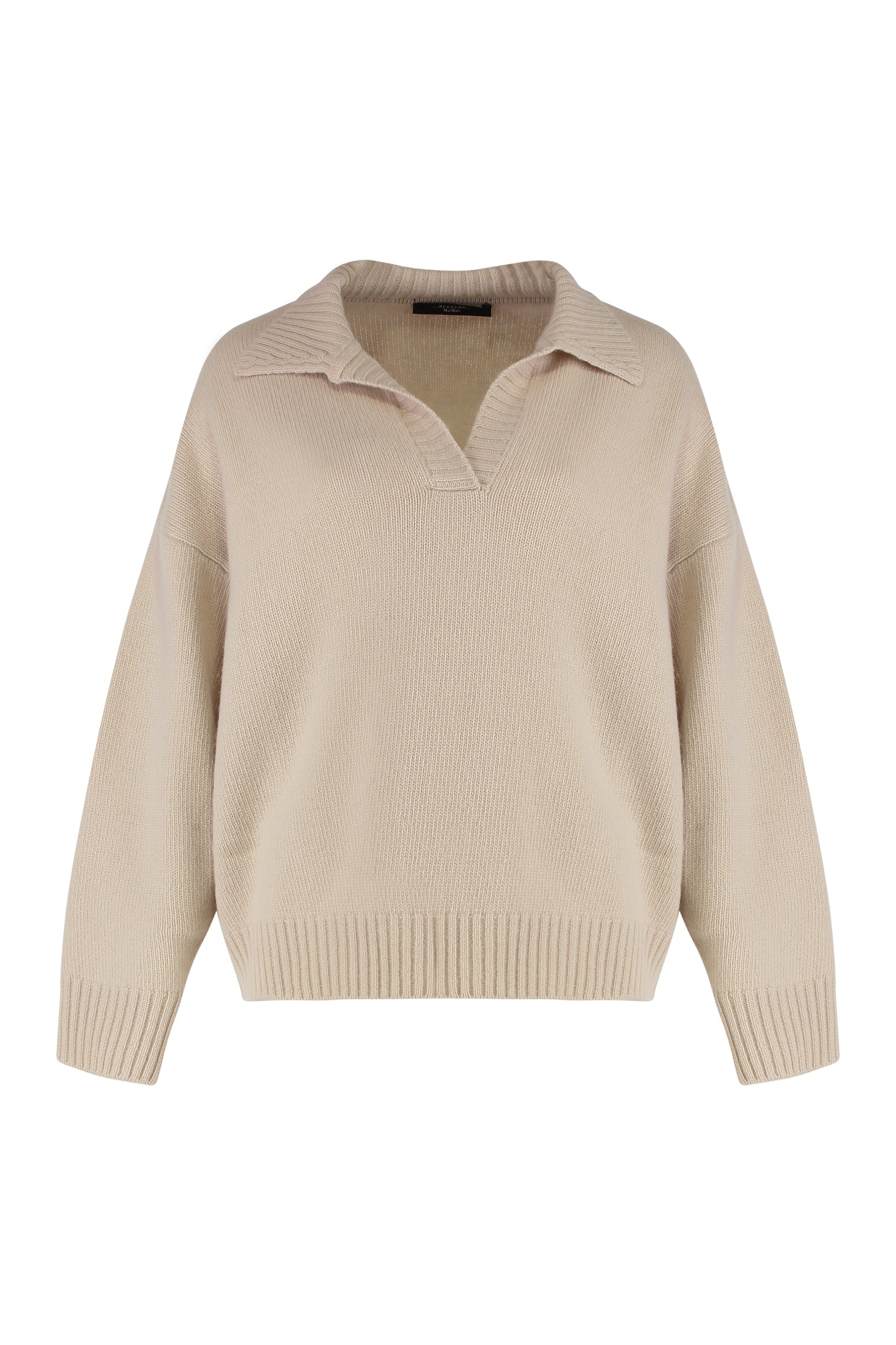 WEEKEND MAX MARA Woolen Knit Polo Shirt