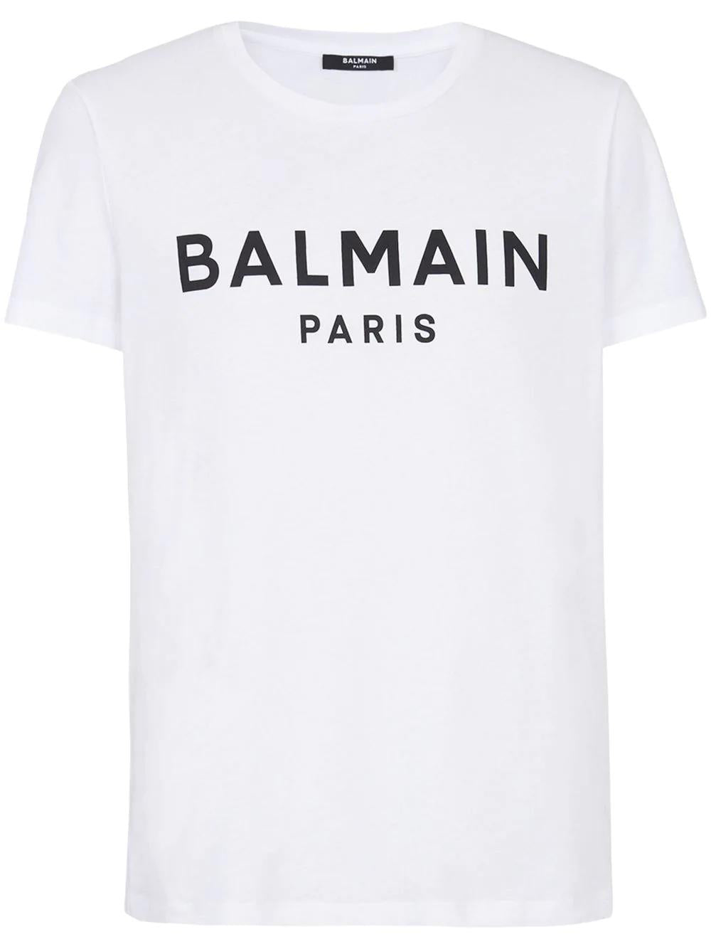 BALMAIN Printed Straight Fit T-Shirt